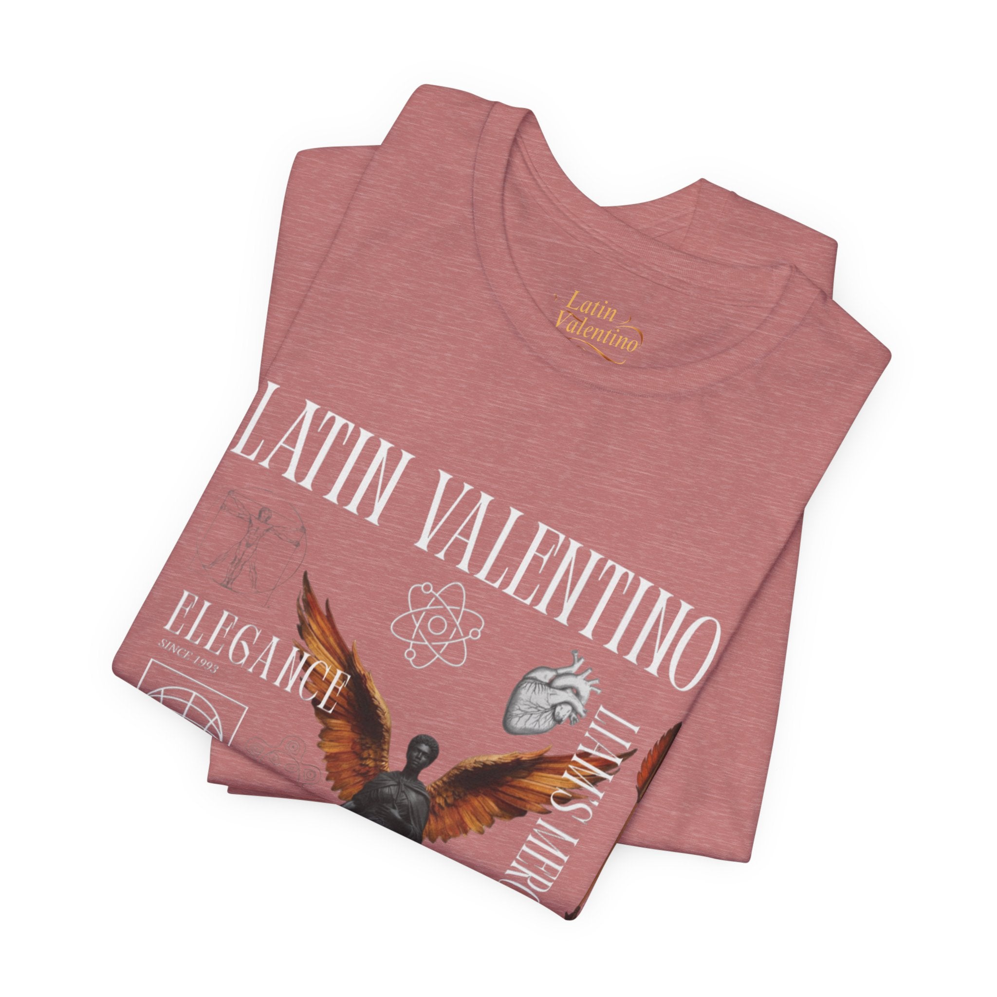 Unisex Jersey Short Sleeve Tee | Latin Valentino Merch | Detailed Graphic T-shirt