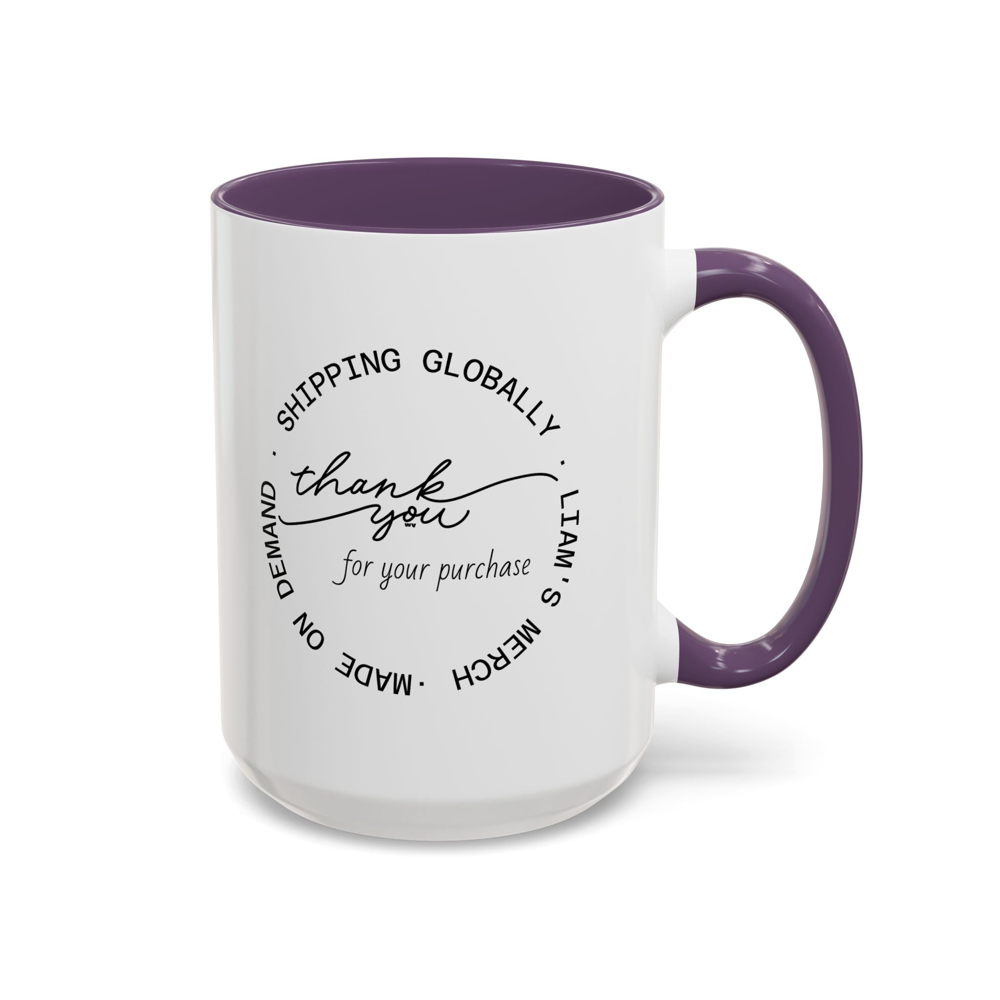 Latin Valentino’s “Thank you” Coffee Mug | Liam’s Merch | Perfect Addition to Finalize Purchase