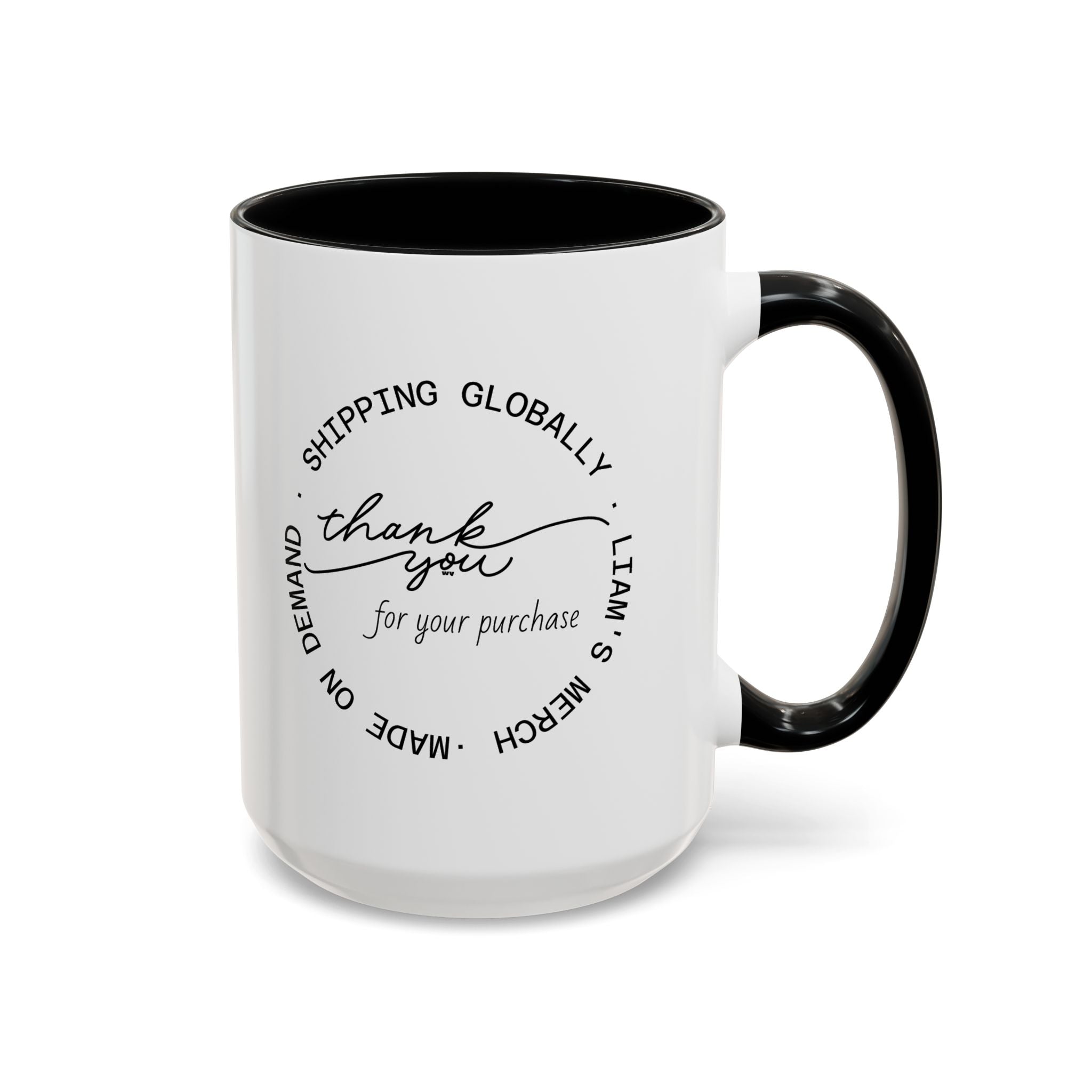 Latin Valentino’s “Thank you” Coffee Mug | Liam’s Merch | Perfect Addition to Finalize Purchase