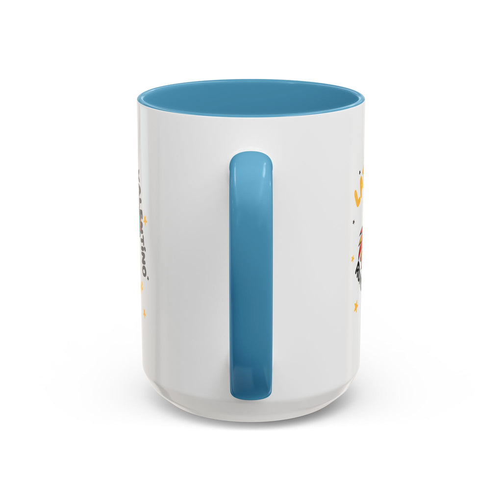 Latino Valentino Runs on Caffeine | Coffee Mug