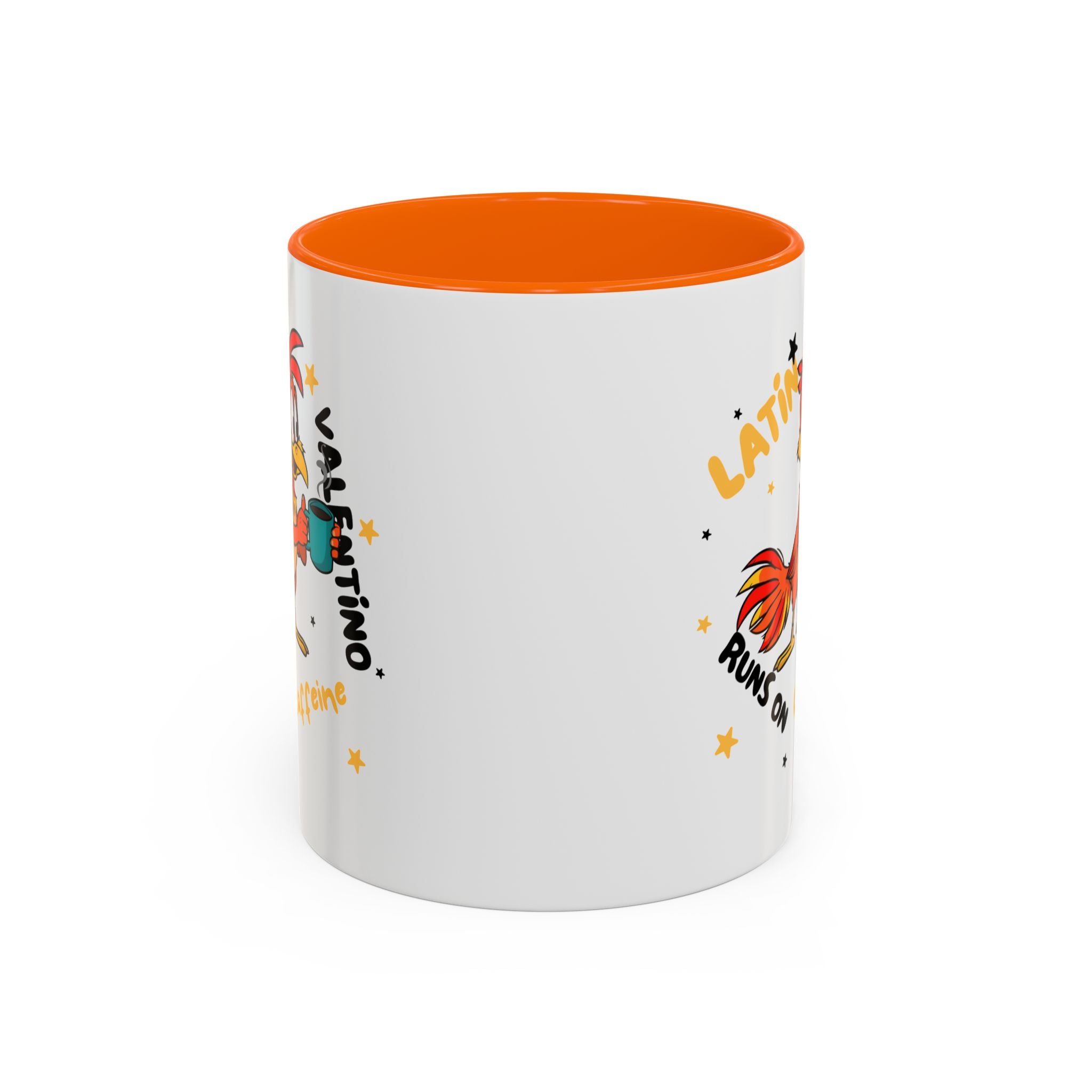 Latino Valentino Runs on Caffeine | Coffee Mug