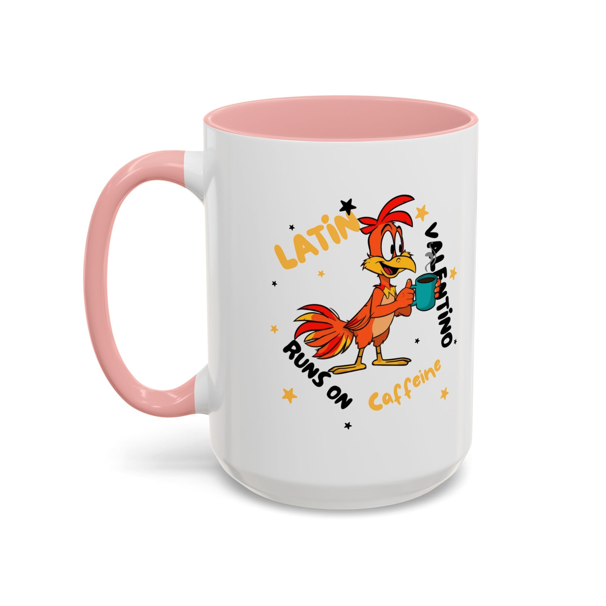 Latino Valentino Runs on Caffeine | Coffee Mug
