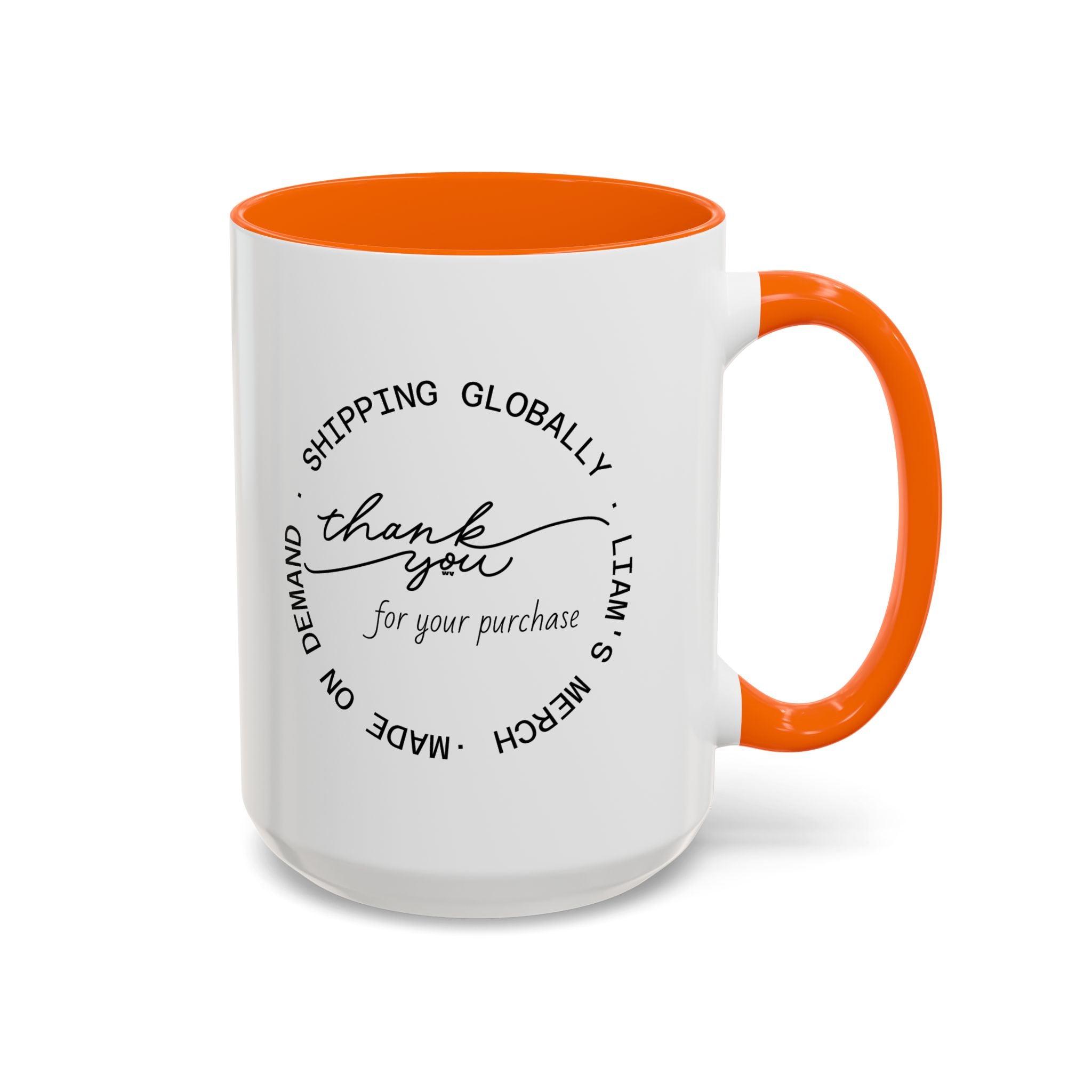 Latin Valentino’s “Thank you” Coffee Mug | Liam’s Merch | Perfect Addition to Finalize Purchase