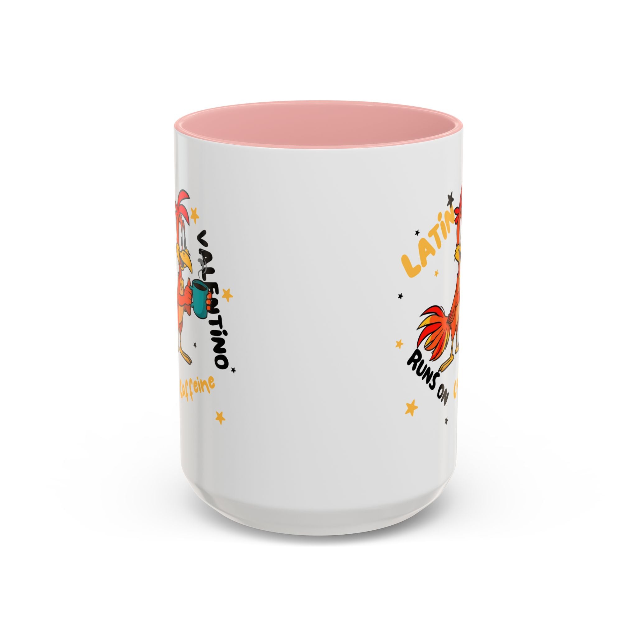 Latino Valentino Runs on Caffeine | Coffee Mug
