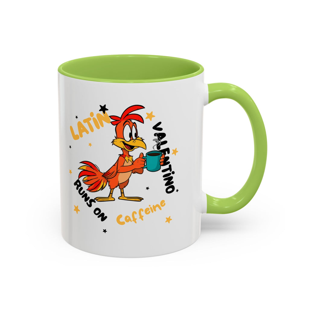 Latino Valentino Runs on Caffeine | Coffee Mug