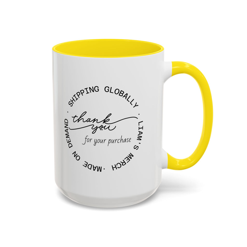 Latin Valentino’s “Thank you” Coffee Mug | Liam’s Merch | Perfect Addition to Finalize Purchase