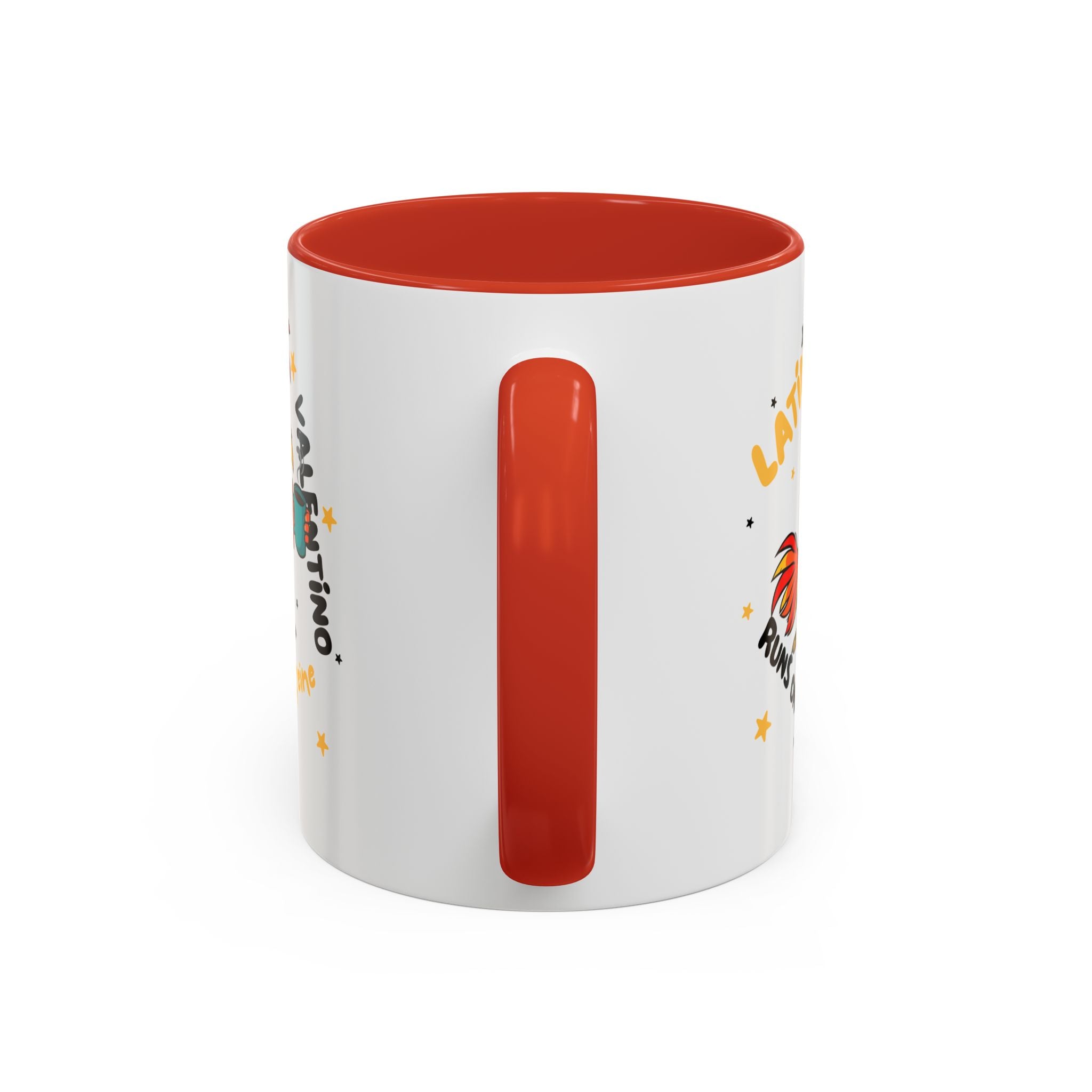 Latino Valentino Runs on Caffeine | Coffee Mug