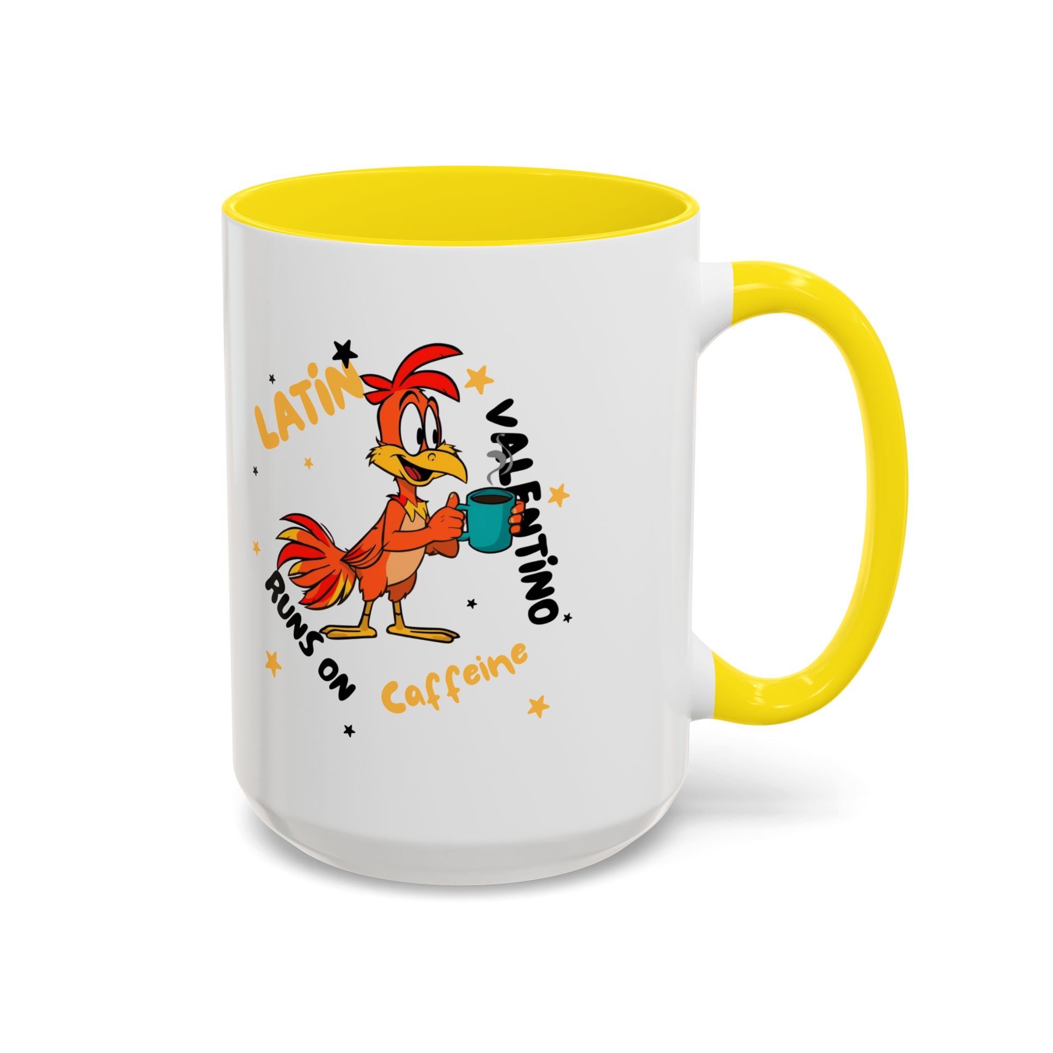 Latino Valentino Runs on Caffeine | Coffee Mug