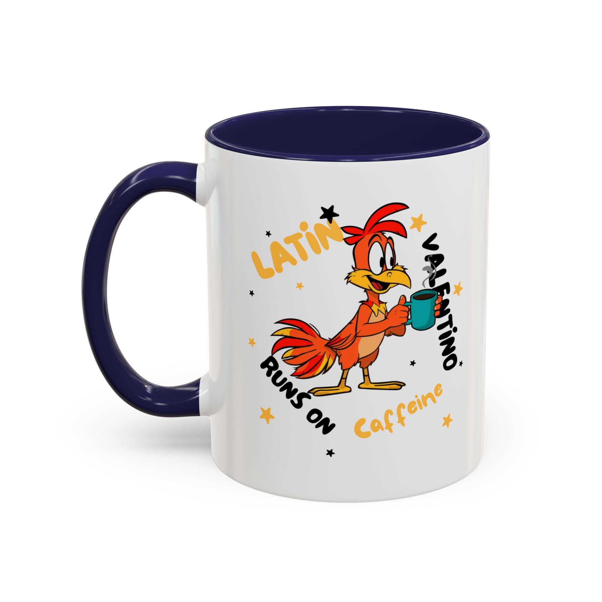 Latino Valentino Runs on Caffeine | Coffee Mug