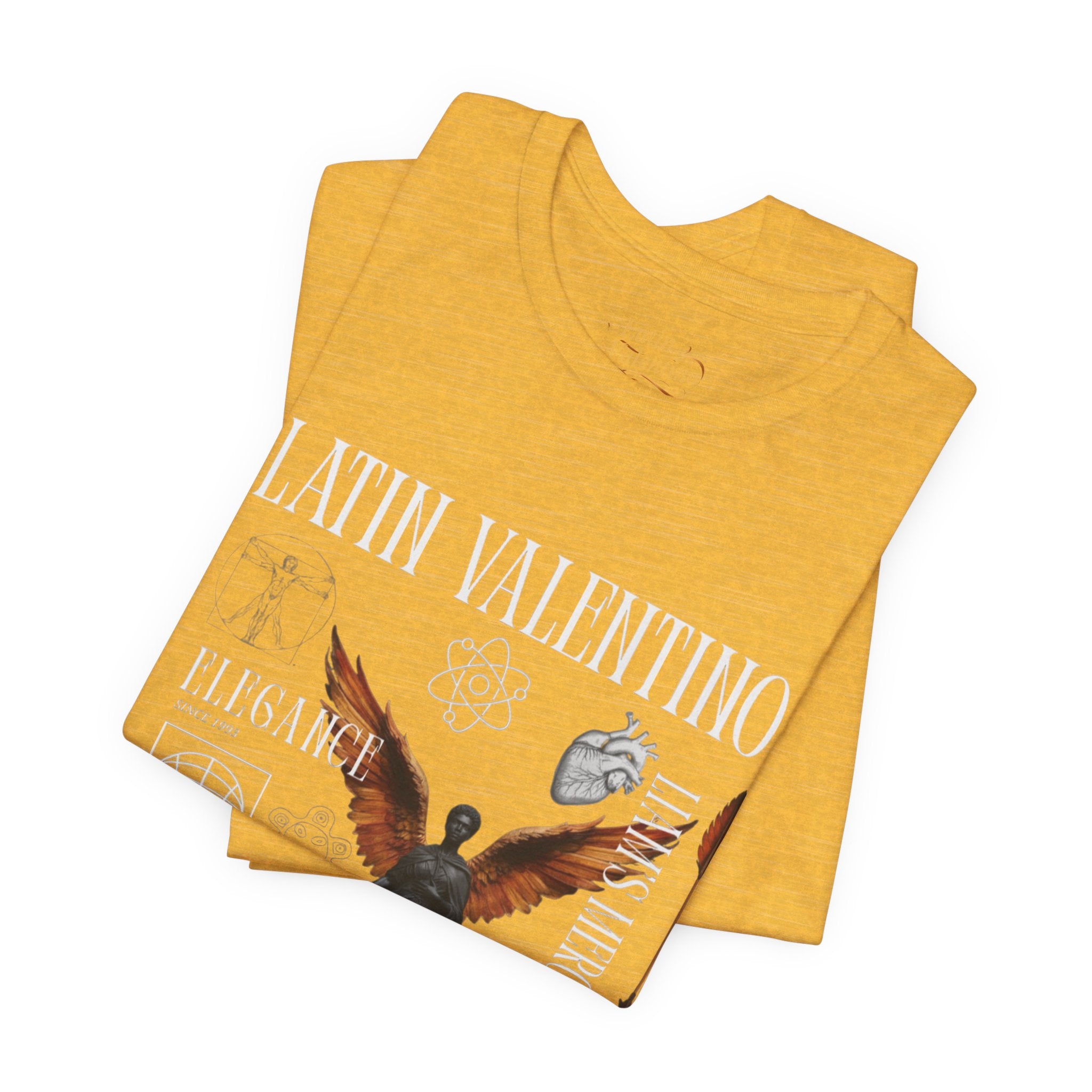 Unisex Jersey Short Sleeve Tee | Latin Valentino Merch | Detailed Graphic T-shirt