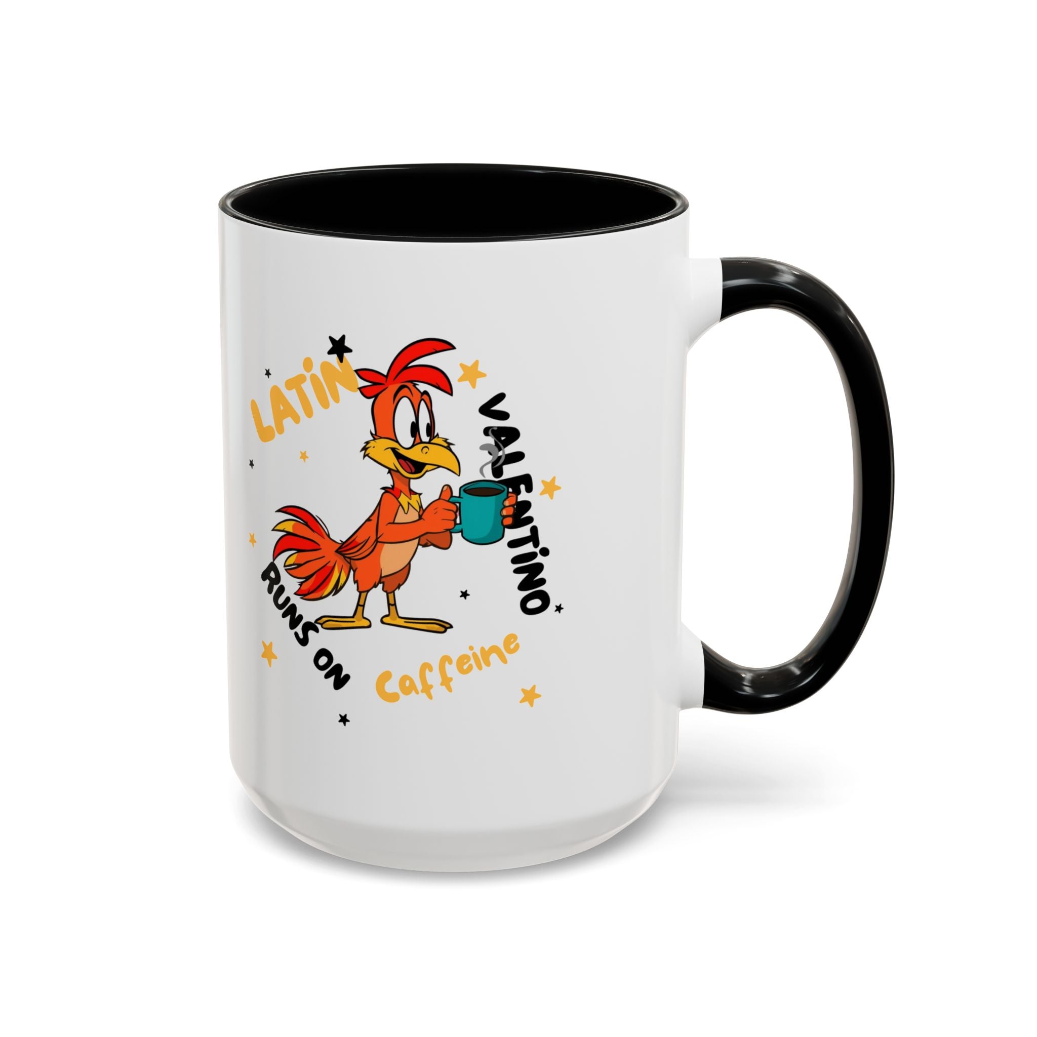 Latino Valentino Runs on Caffeine | Coffee Mug