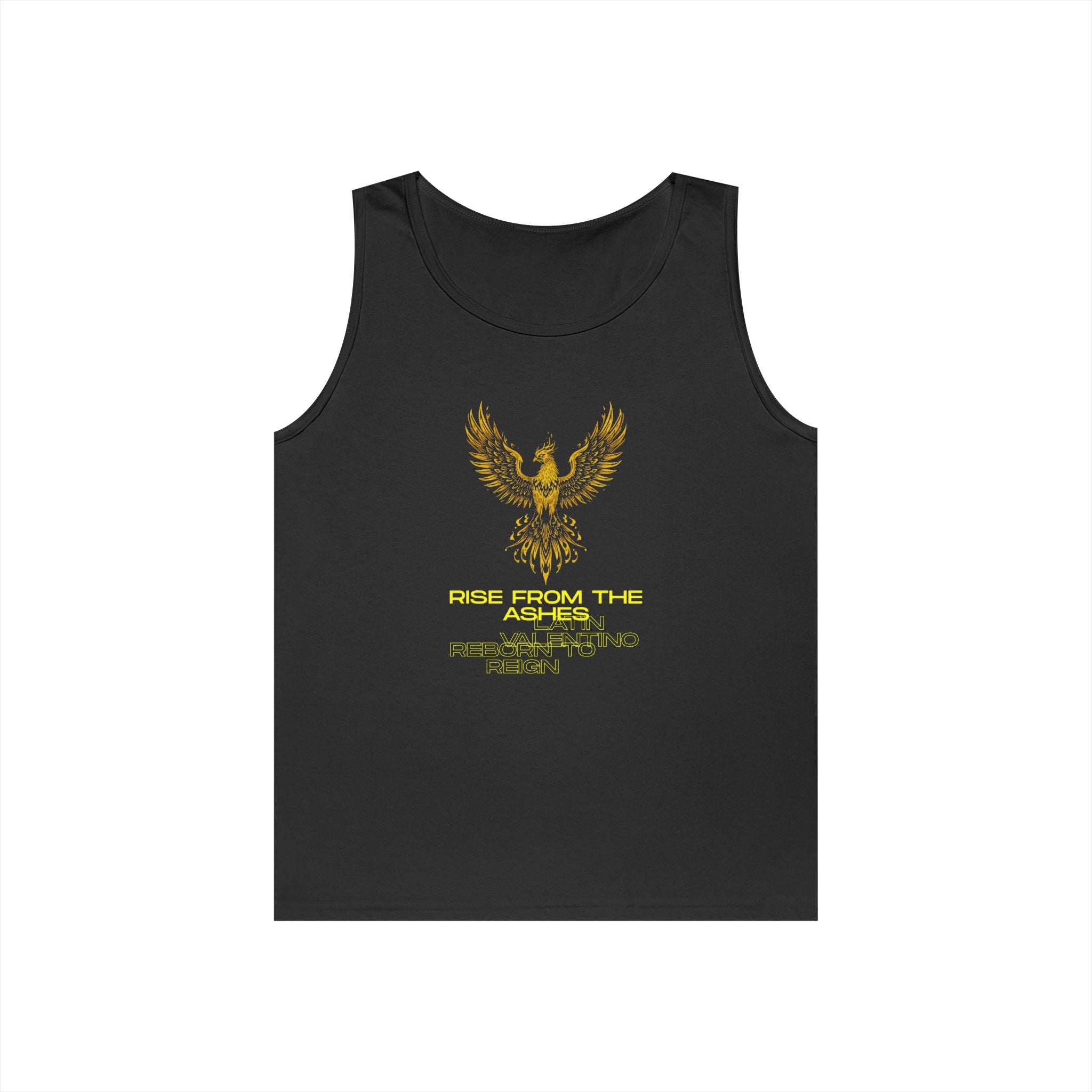 Rise From The Ashes Phoenix Emblem Tank Top | Latin Valentino’s Merch