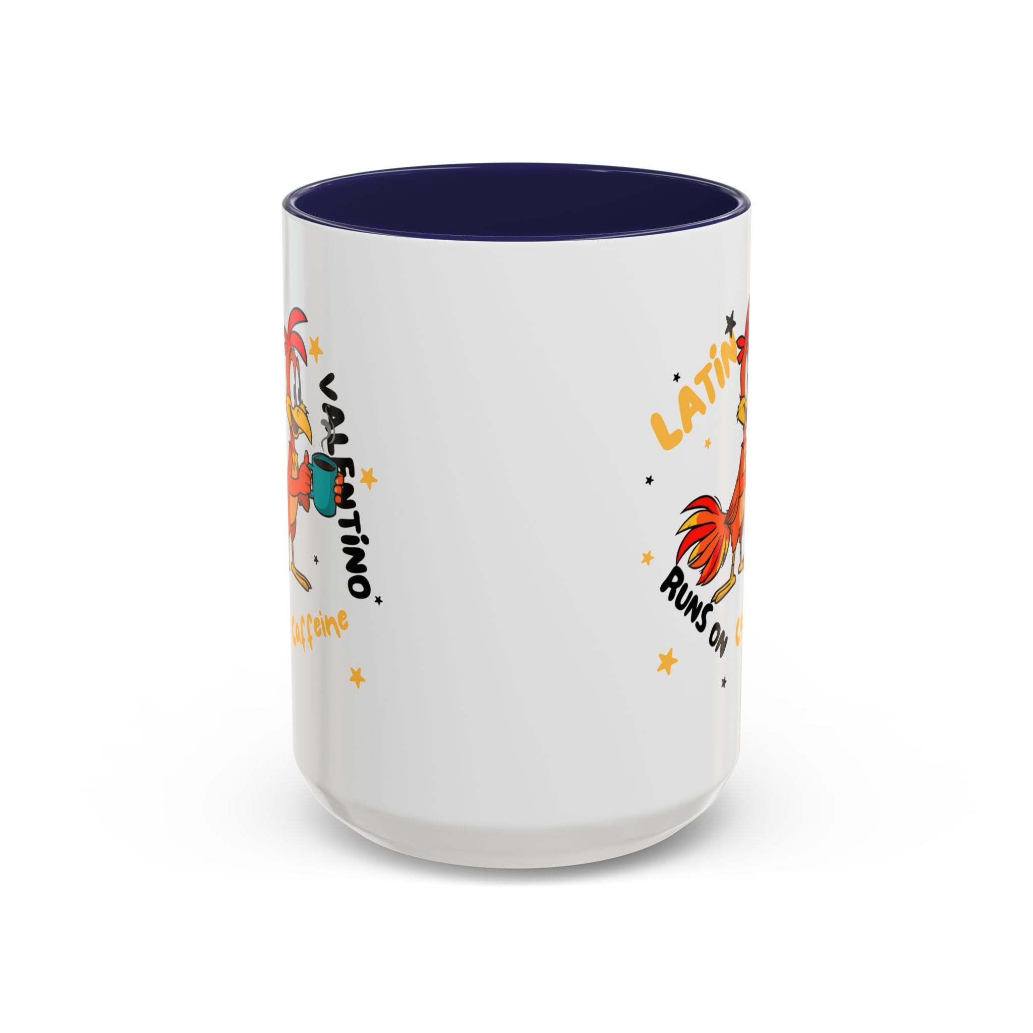 Latino Valentino Runs on Caffeine | Coffee Mug