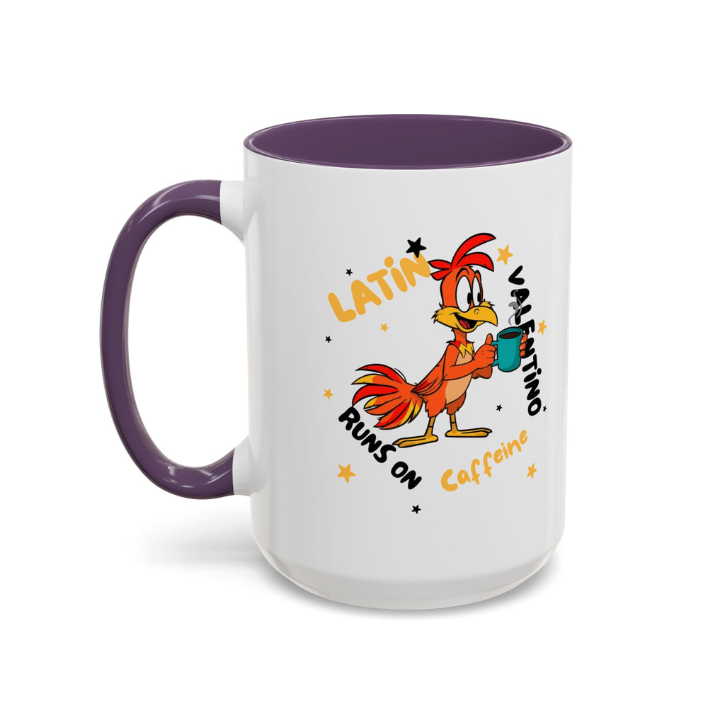 Latino Valentino Runs on Caffeine | Coffee Mug