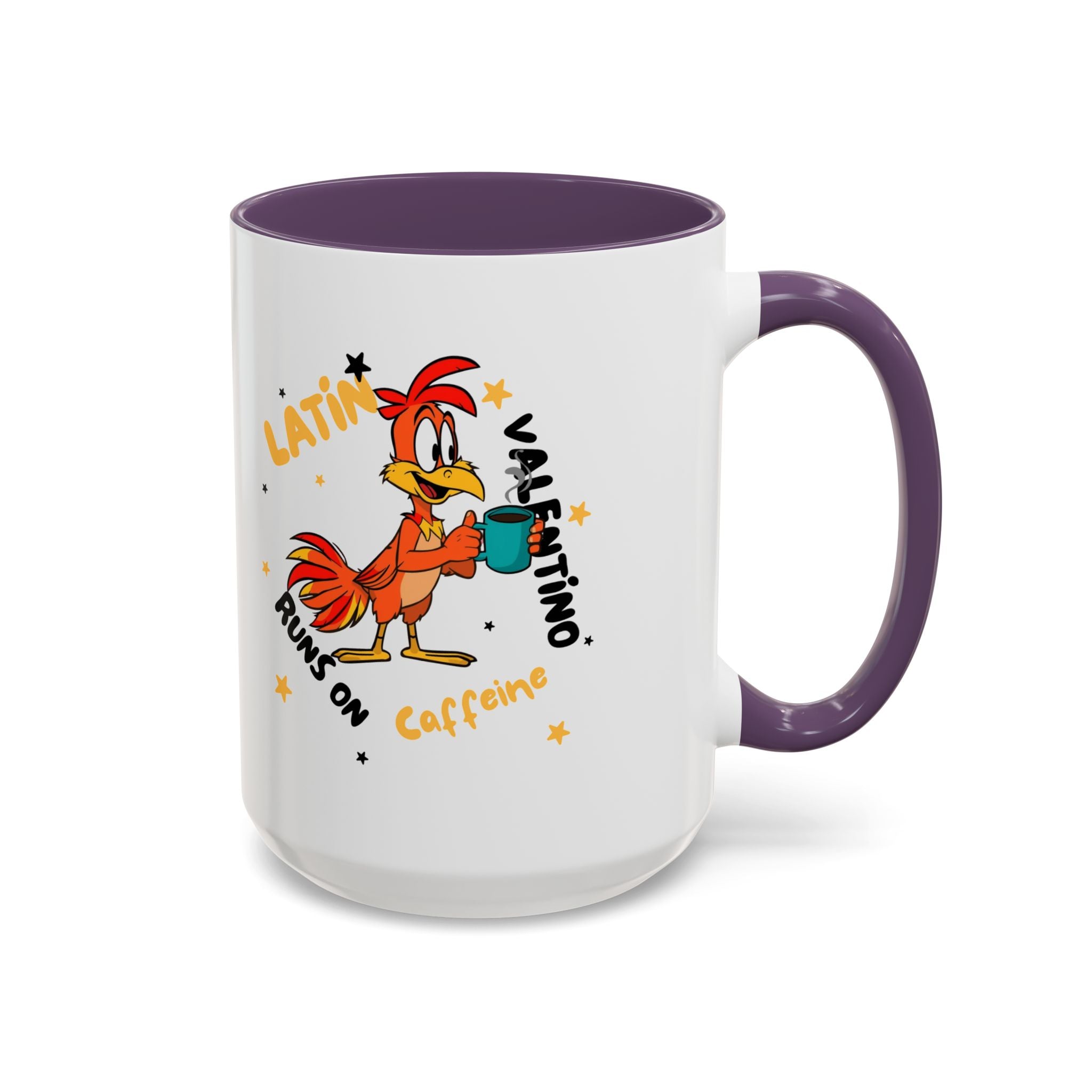 Latino Valentino Runs on Caffeine | Coffee Mug