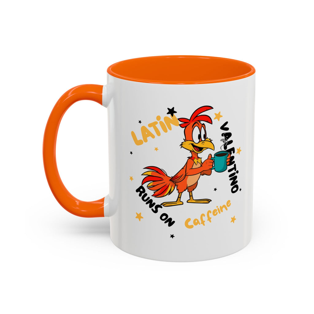 Latino Valentino Runs on Caffeine | Coffee Mug
