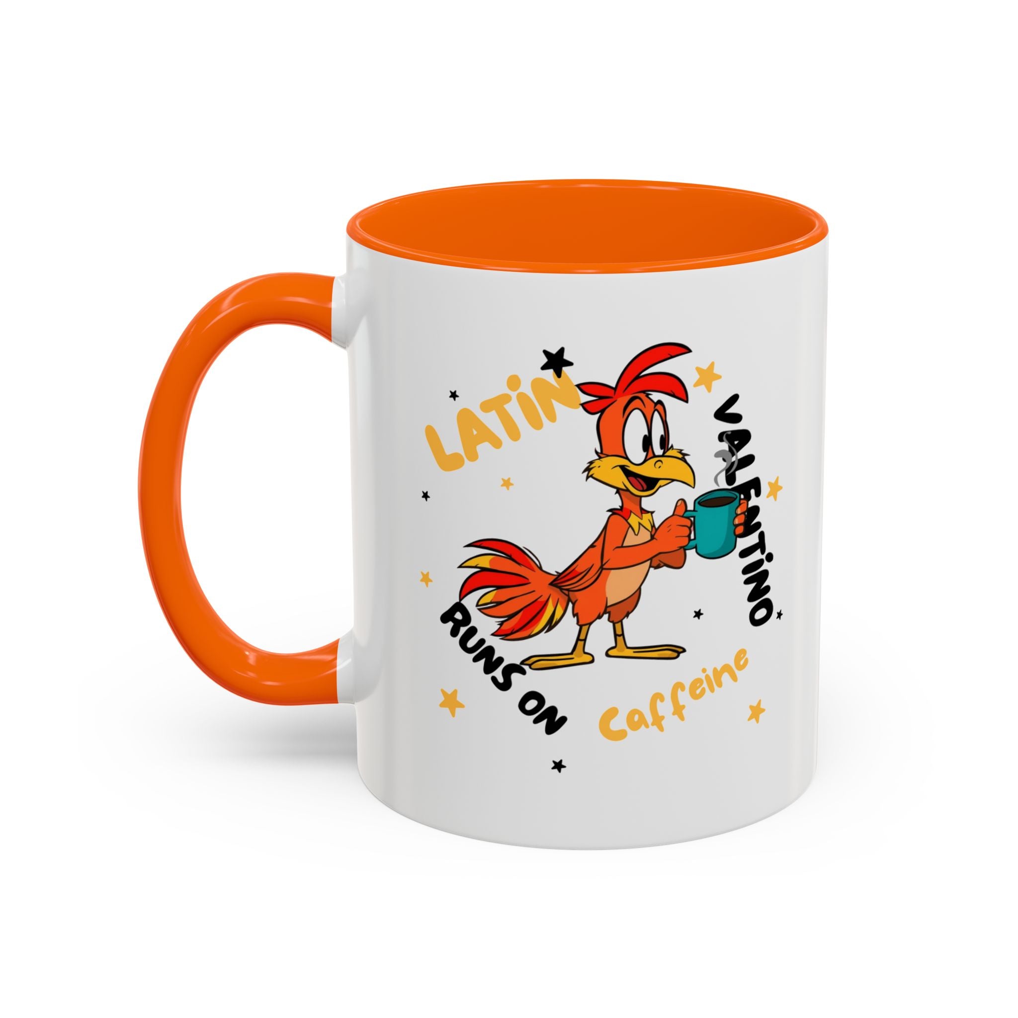 Latino Valentino Runs on Caffeine | Coffee Mug