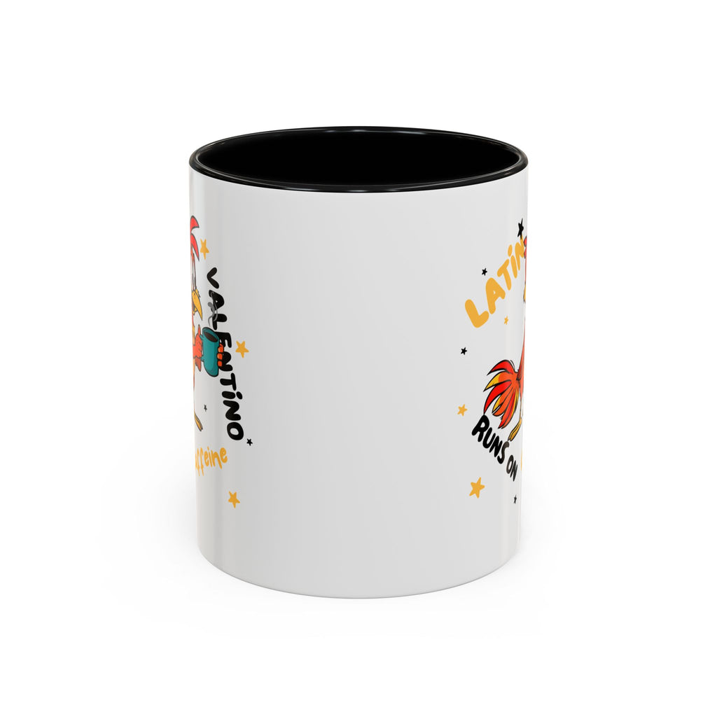 Latino Valentino Runs on Caffeine | Coffee Mug