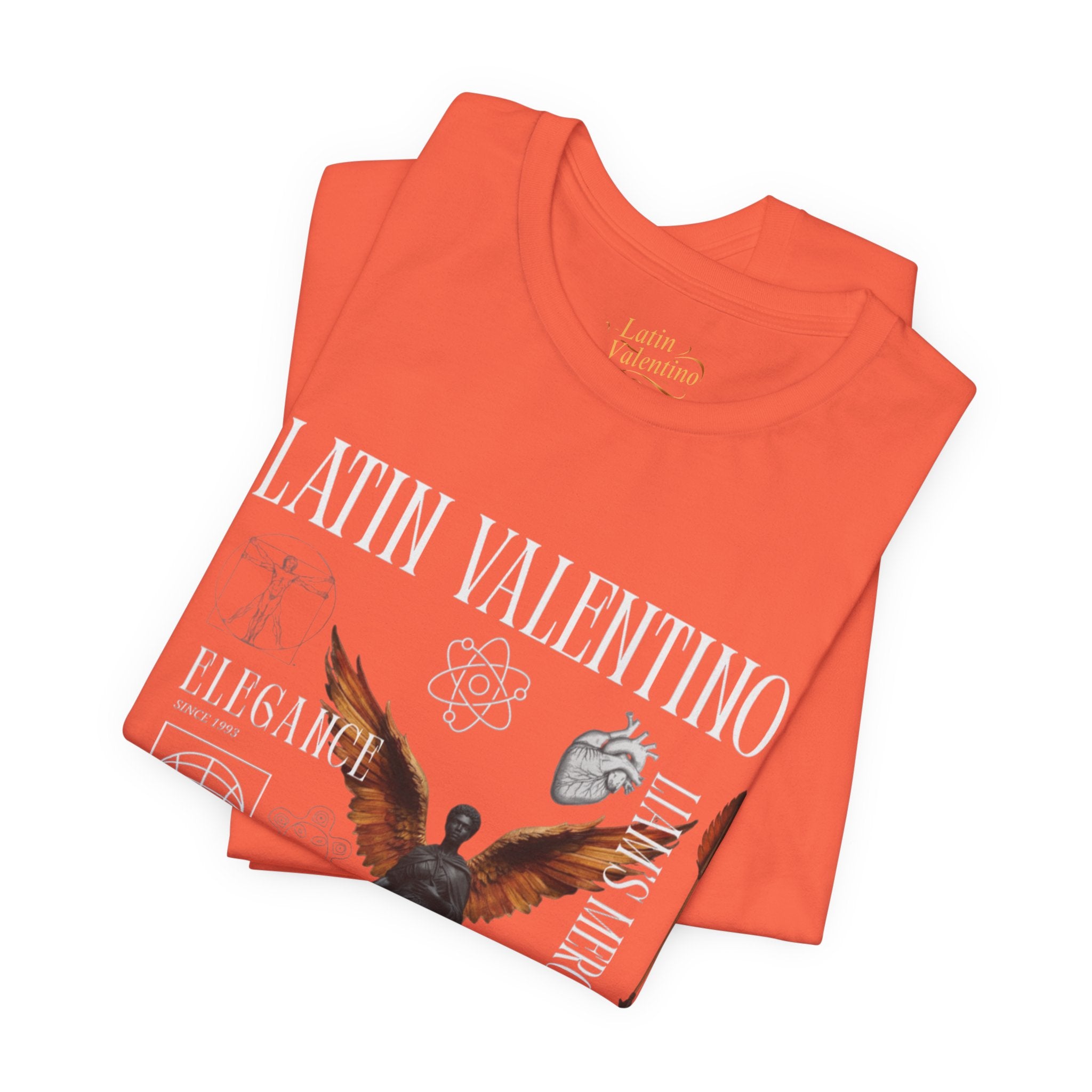 Unisex Jersey Short Sleeve Tee | Latin Valentino Merch | Detailed Graphic T-shirt