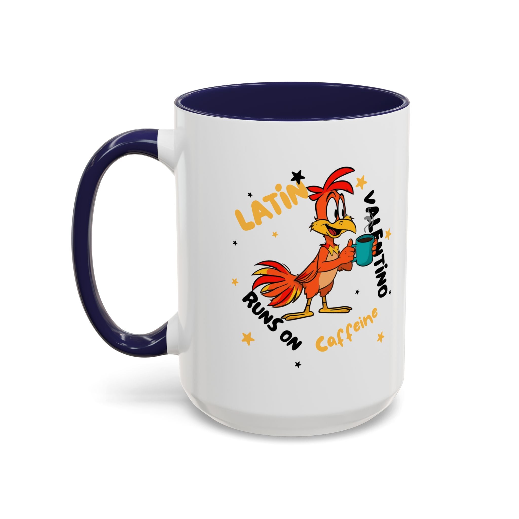 Latino Valentino Runs on Caffeine | Coffee Mug