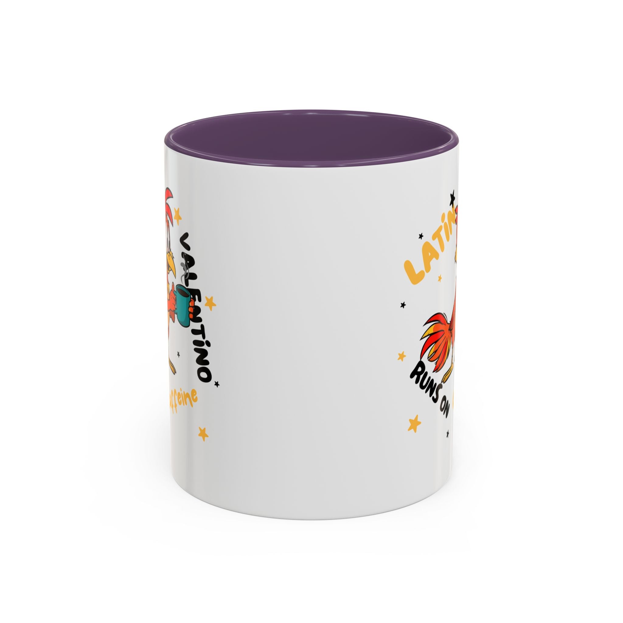 Latino Valentino Runs on Caffeine | Coffee Mug