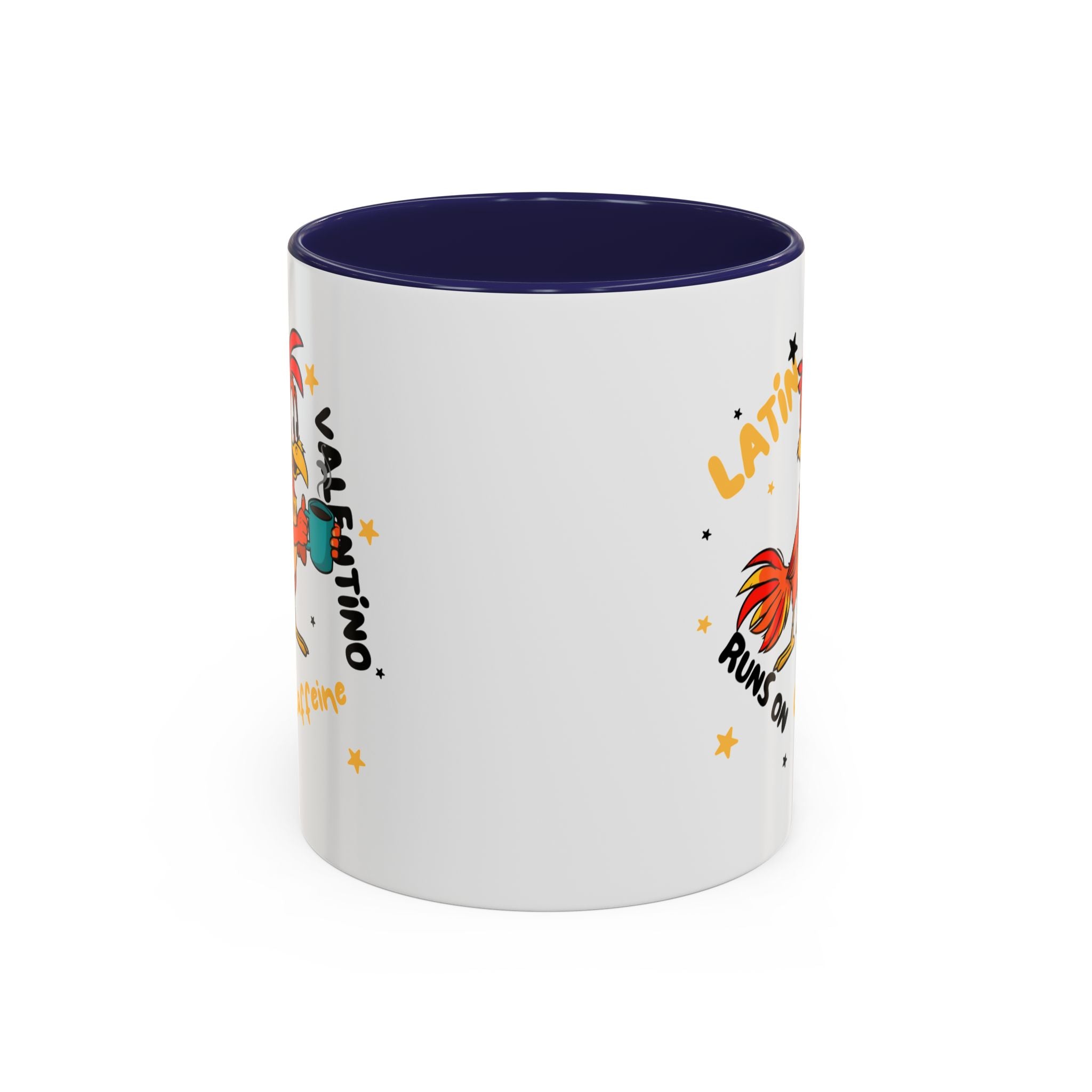 Latino Valentino Runs on Caffeine | Coffee Mug