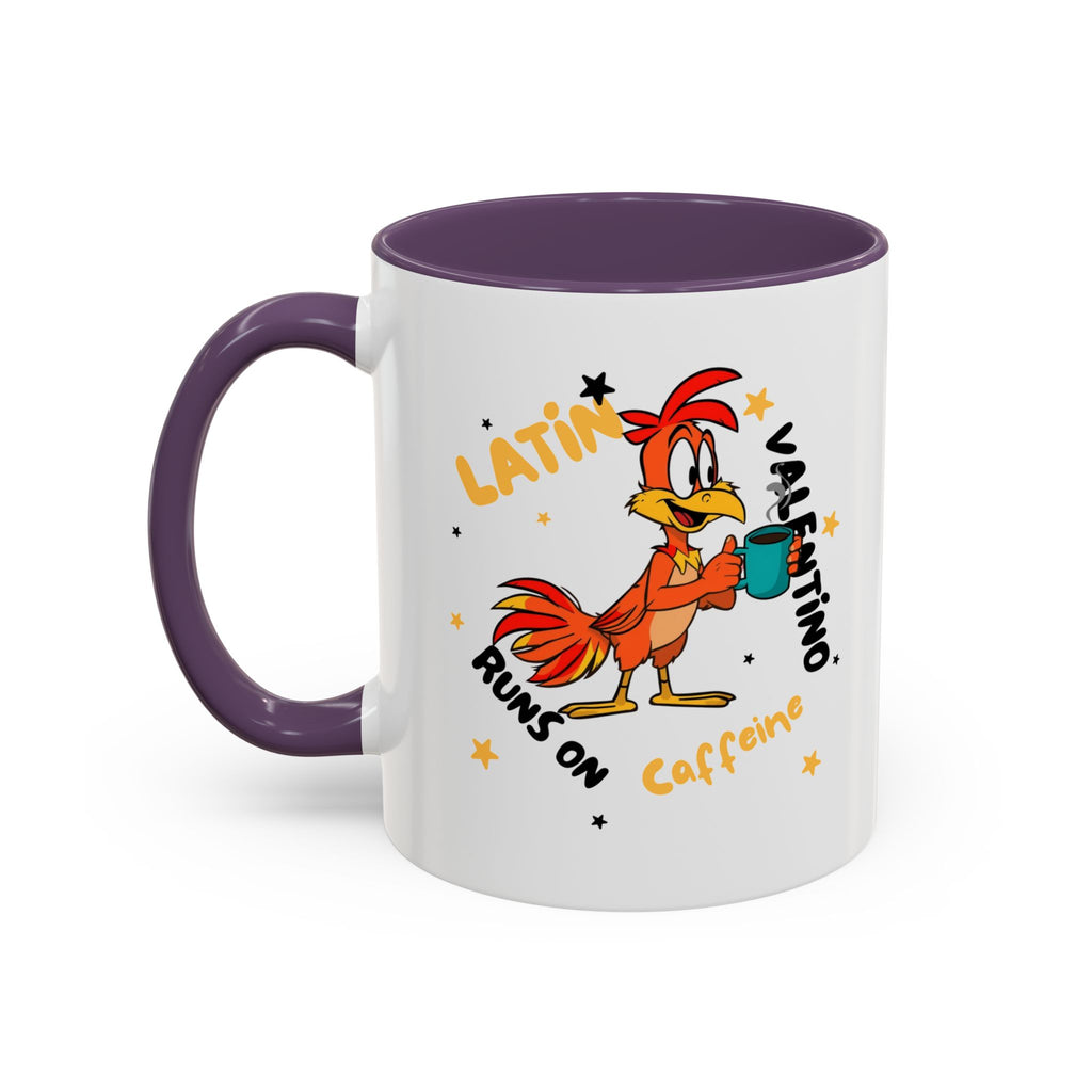 Latino Valentino Runs on Caffeine | Coffee Mug