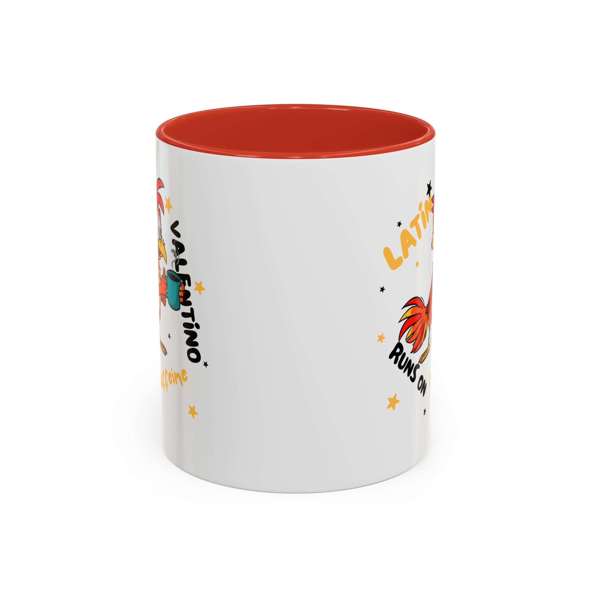Latino Valentino Runs on Caffeine | Coffee Mug