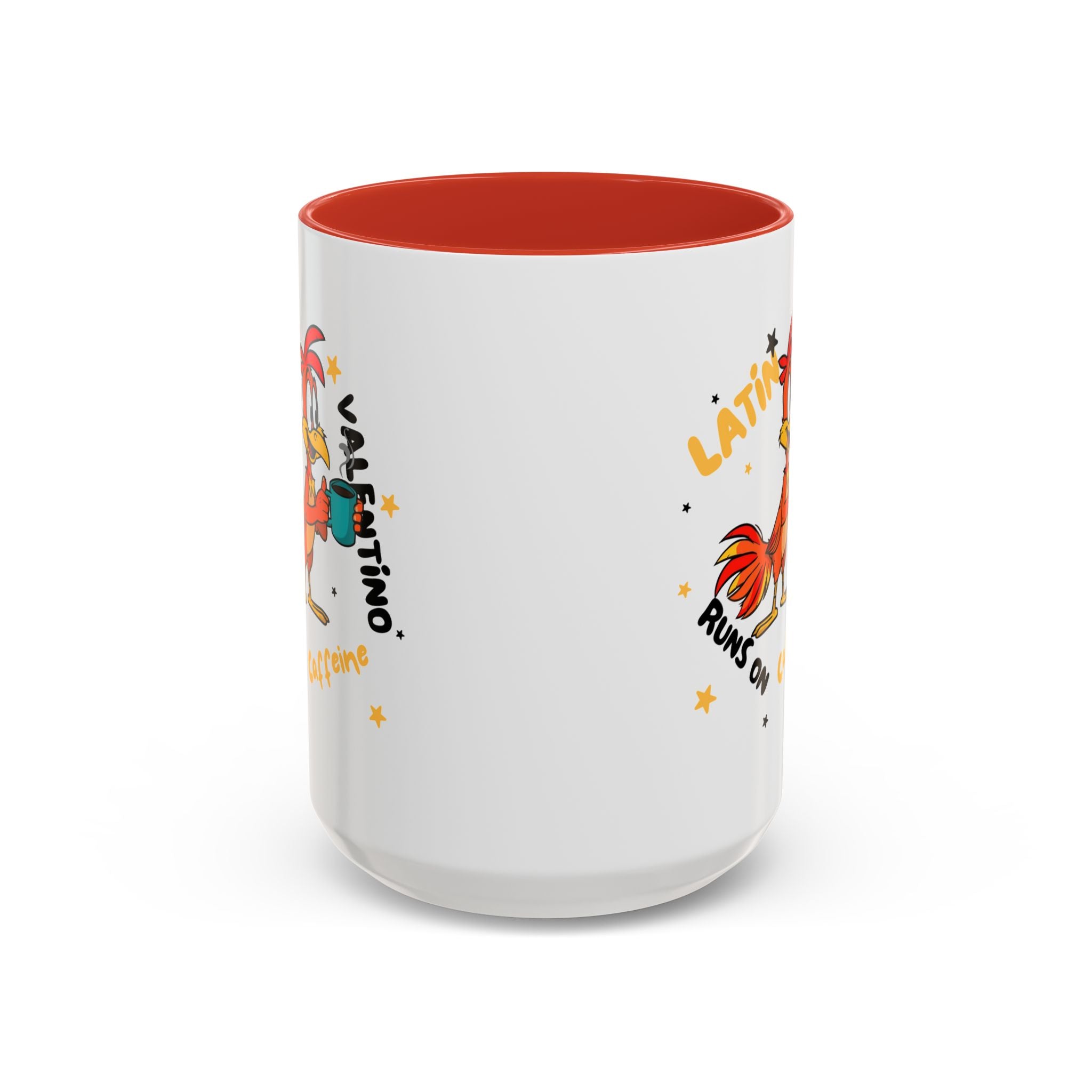Latino Valentino Runs on Caffeine | Coffee Mug