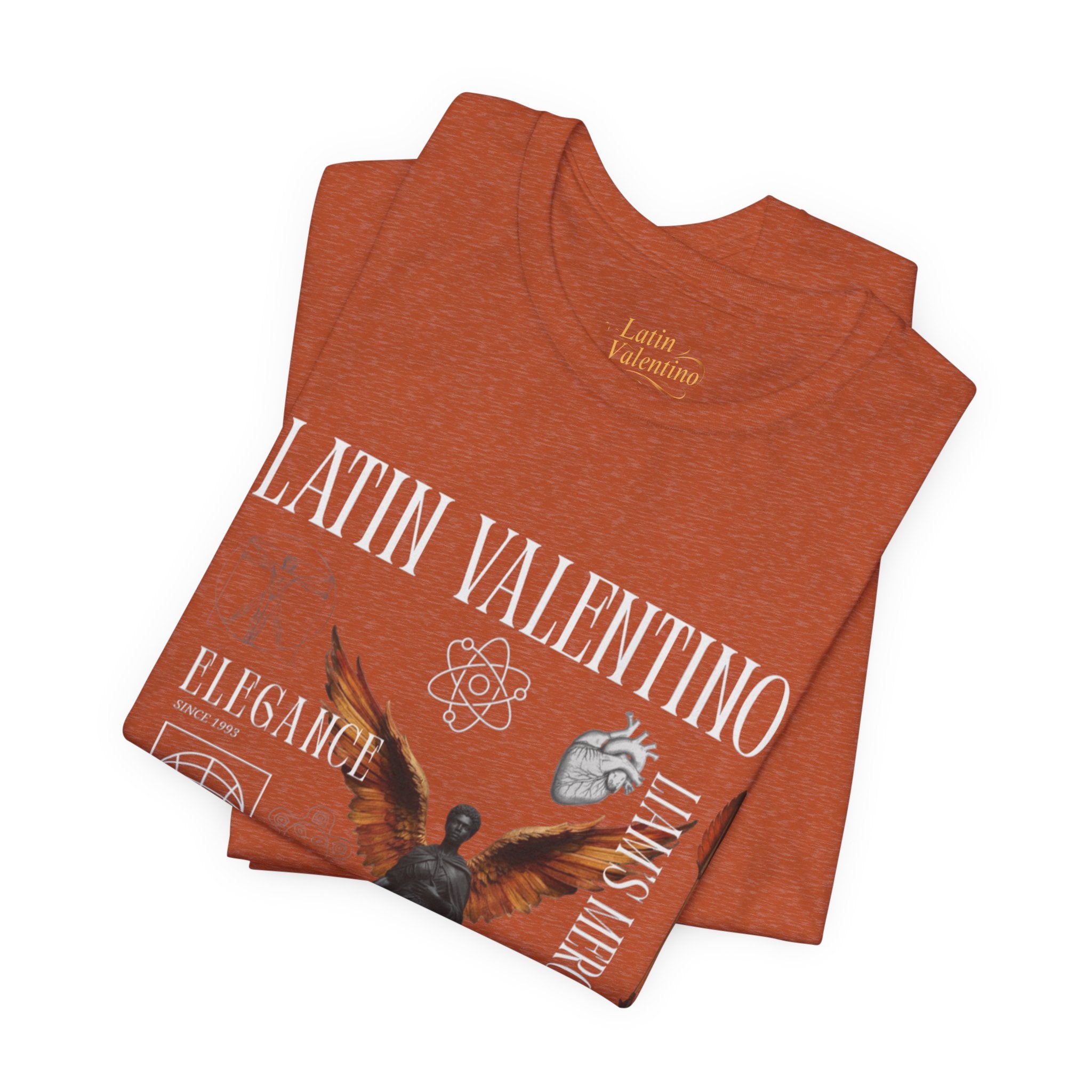 Unisex Jersey Short Sleeve Tee | Latin Valentino Merch | Detailed Graphic T-shirt
