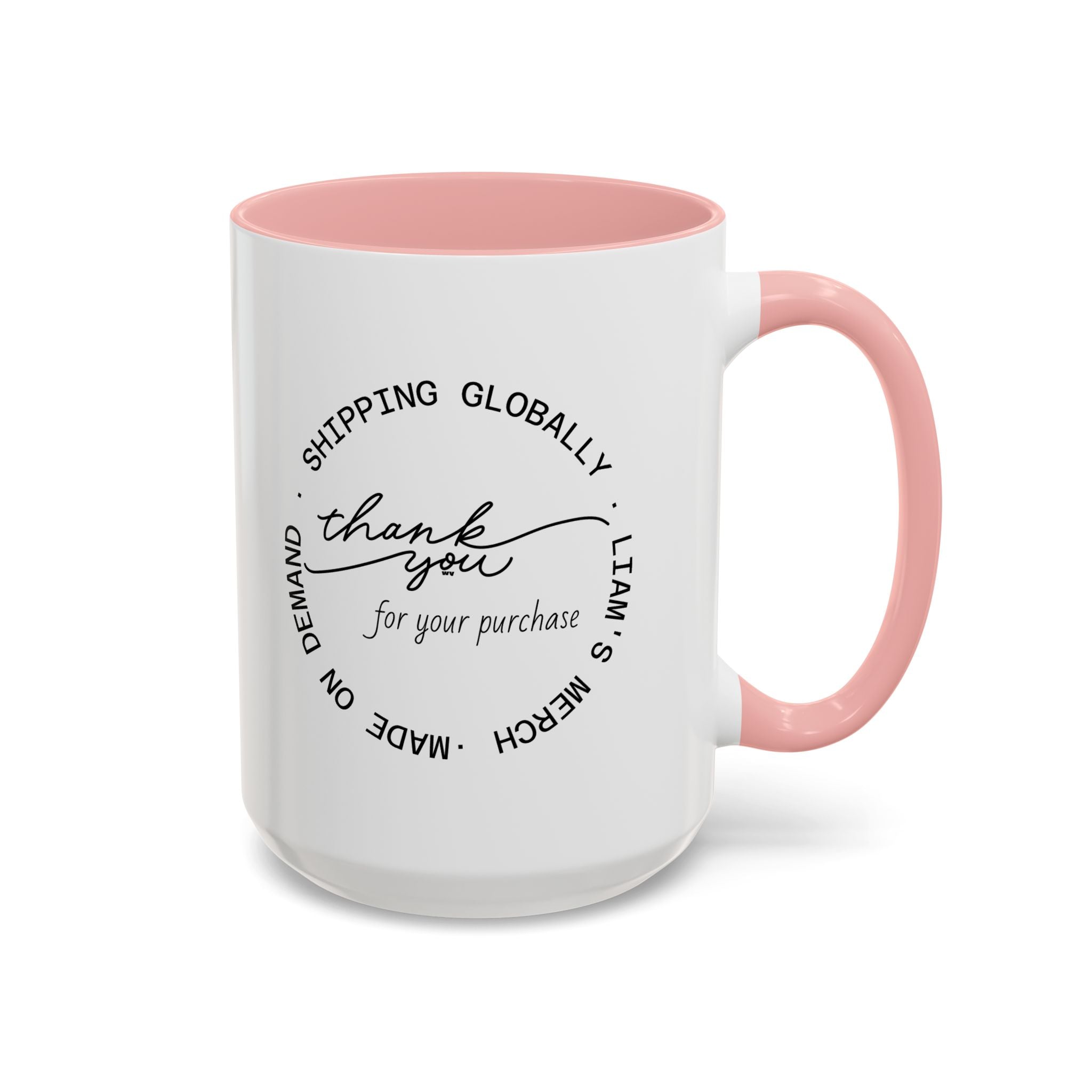 Latin Valentino’s “Thank you” Coffee Mug | Liam’s Merch | Perfect Addition to Finalize Purchase