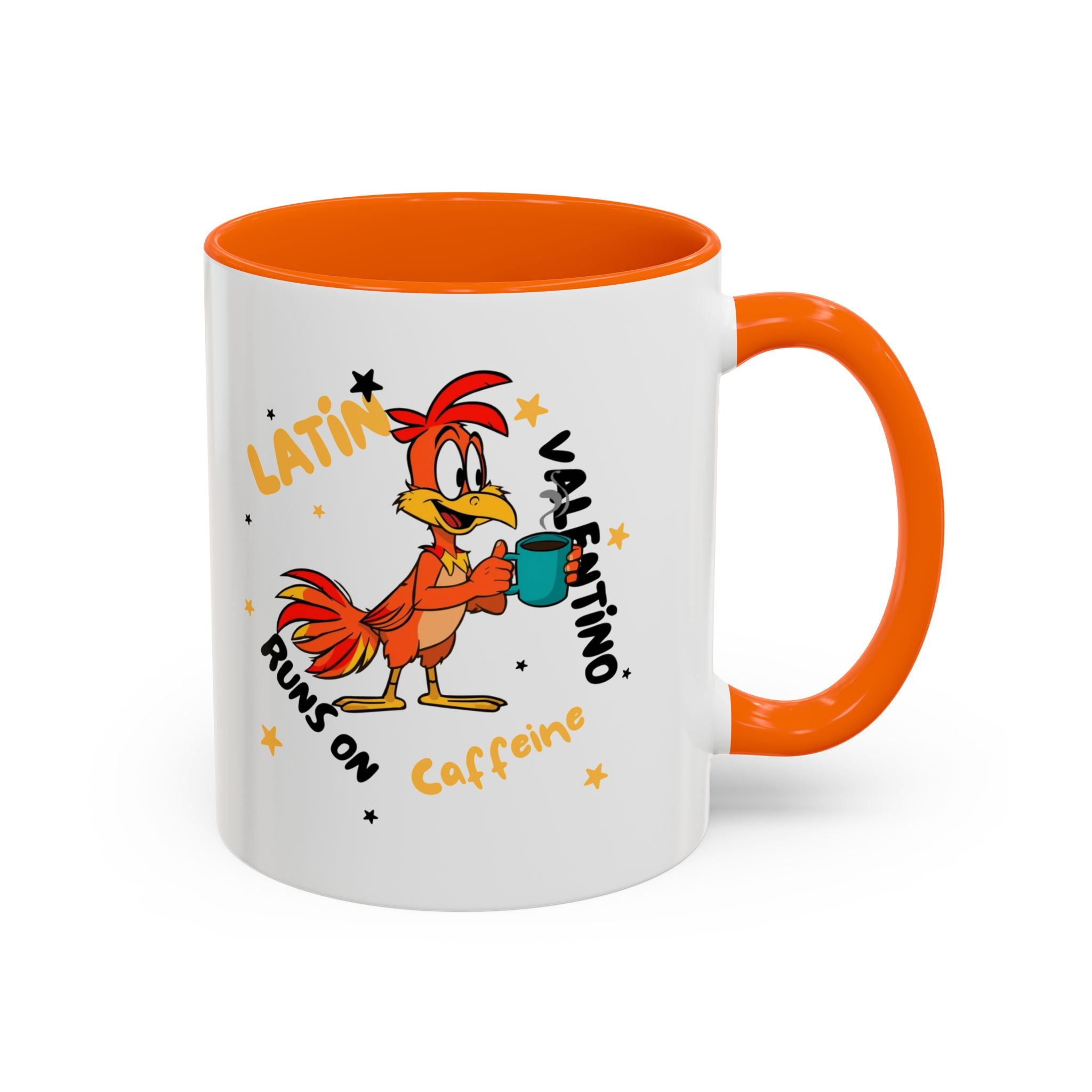 Latino Valentino Runs on Caffeine | Coffee Mug