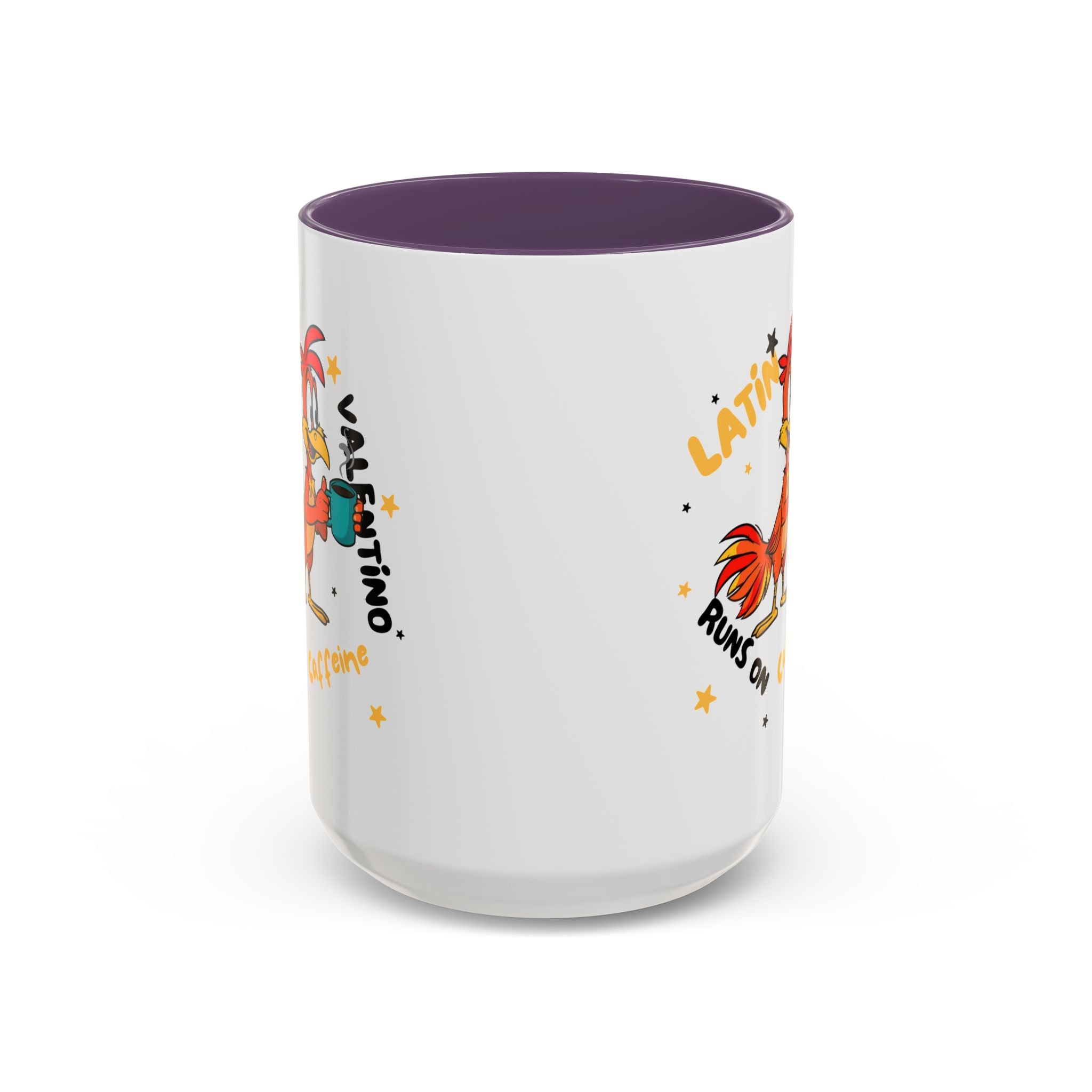 Latino Valentino Runs on Caffeine | Coffee Mug