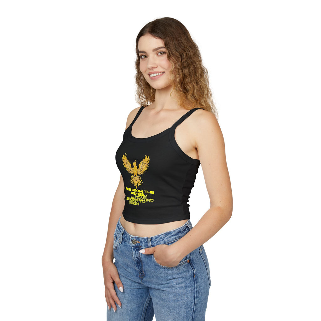 Phoenix Rise From The Ashes Tank Top | Yellow Firebird Graphic | Latin Valentino’s Merch