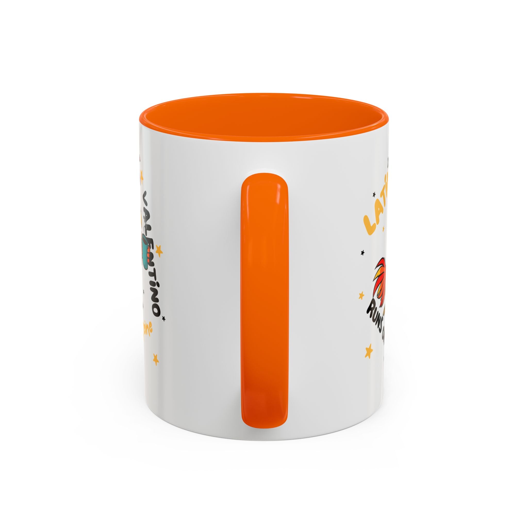 Latino Valentino Runs on Caffeine | Coffee Mug