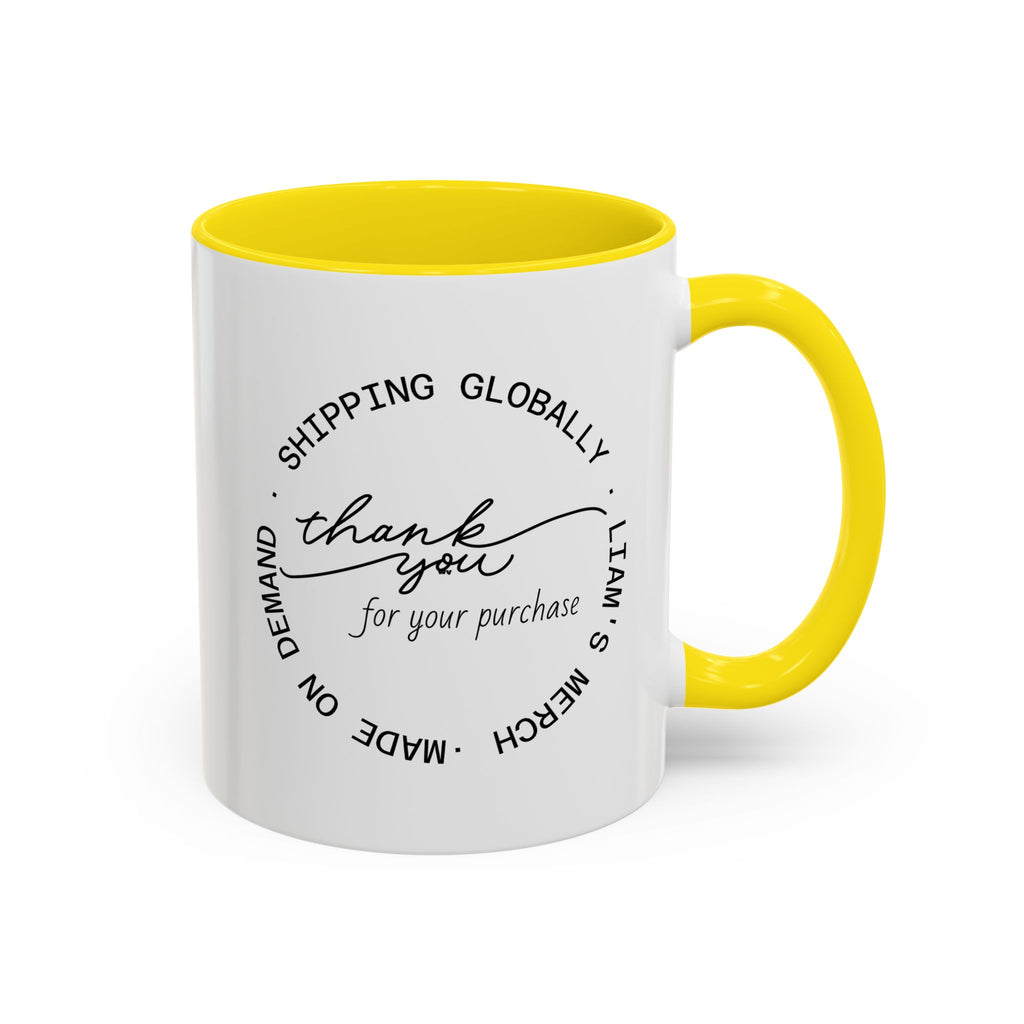 Latin Valentino’s “Thank you” Coffee Mug | Liam’s Merch | Perfect Addition to Finalize Purchase