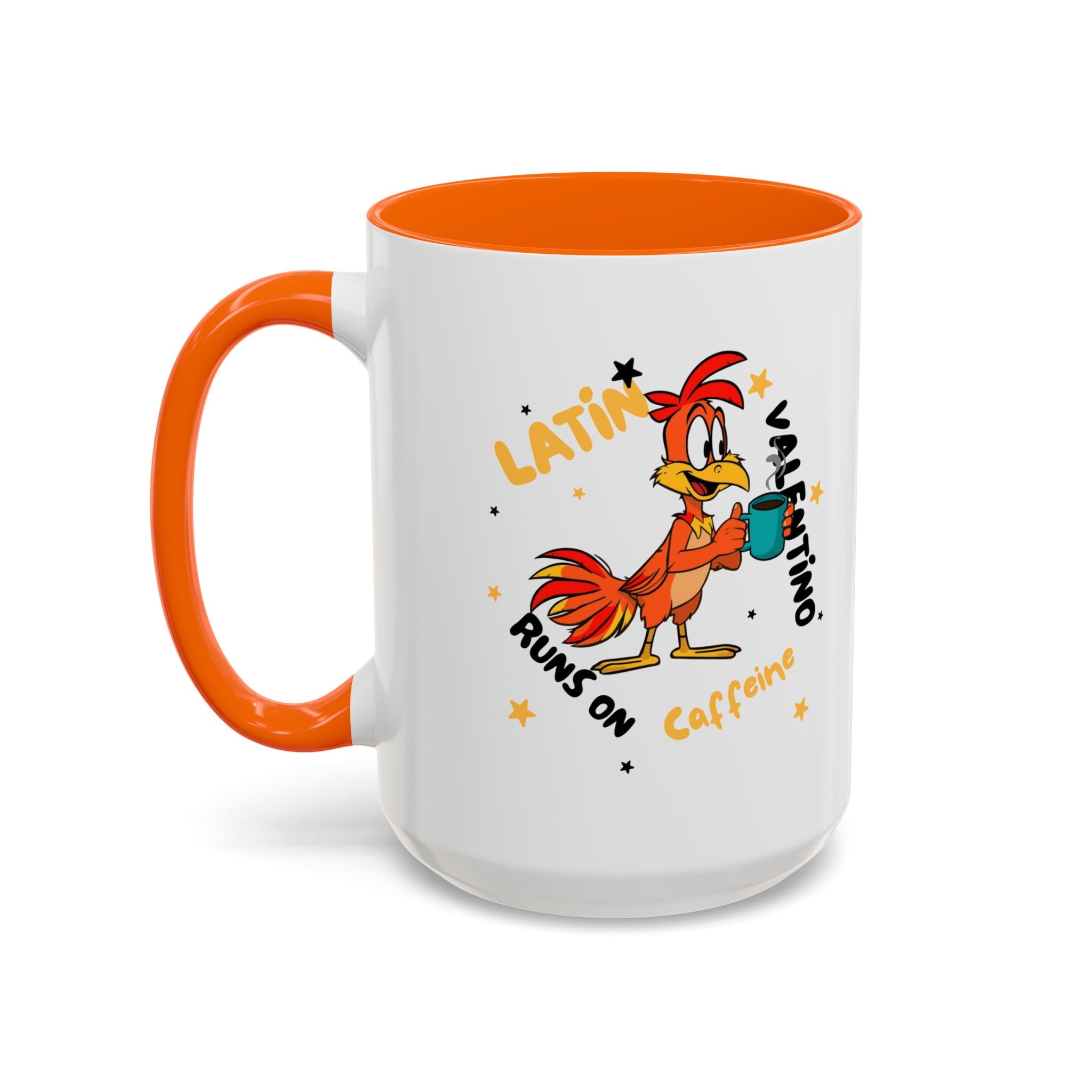 Latino Valentino Runs on Caffeine | Coffee Mug