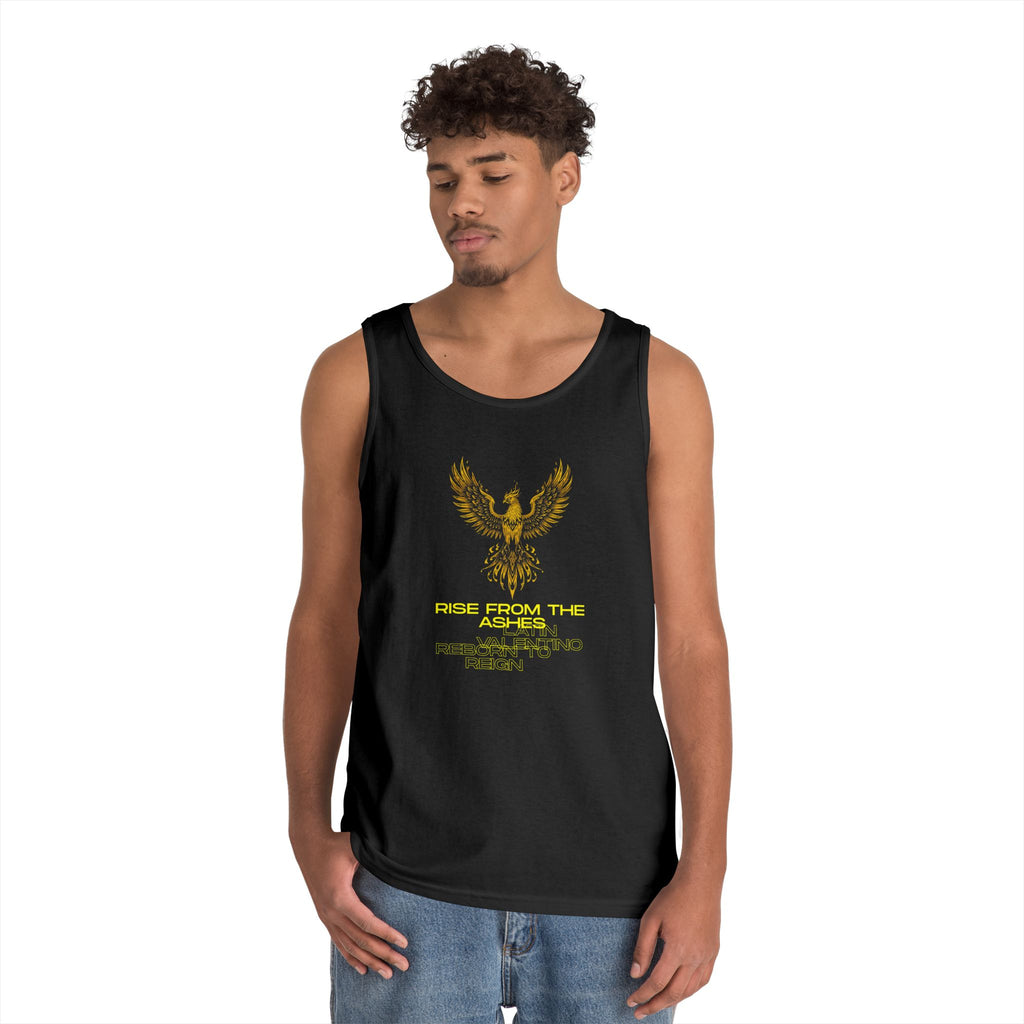 Rise From The Ashes Phoenix Emblem Tank Top | Latin Valentino’s Merch