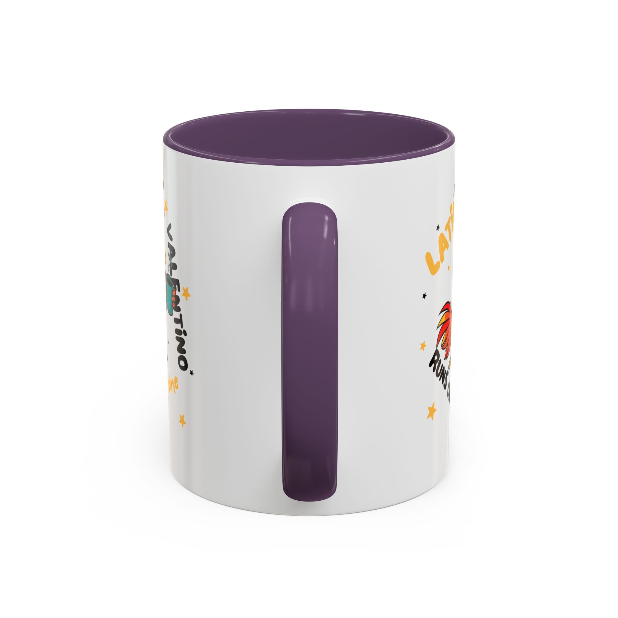 Latino Valentino Runs on Caffeine | Coffee Mug