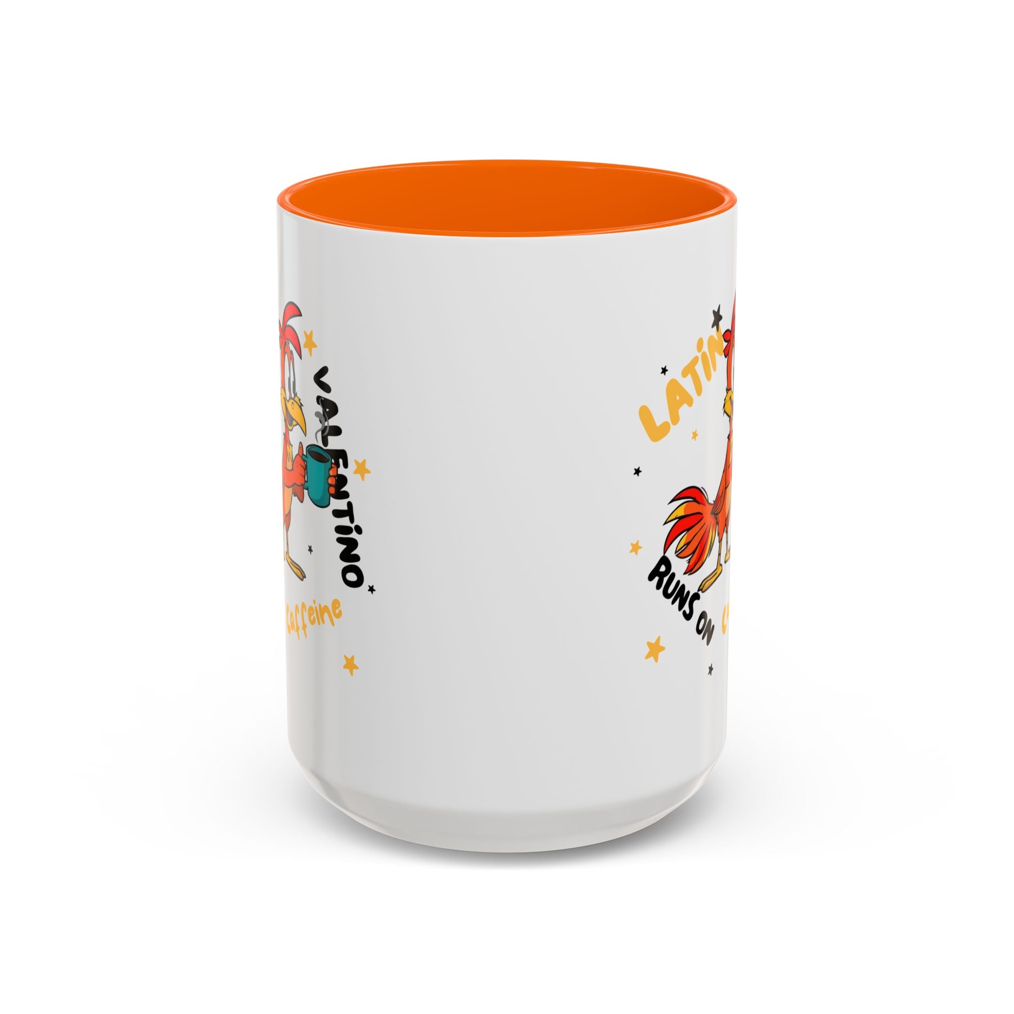 Latino Valentino Runs on Caffeine | Coffee Mug