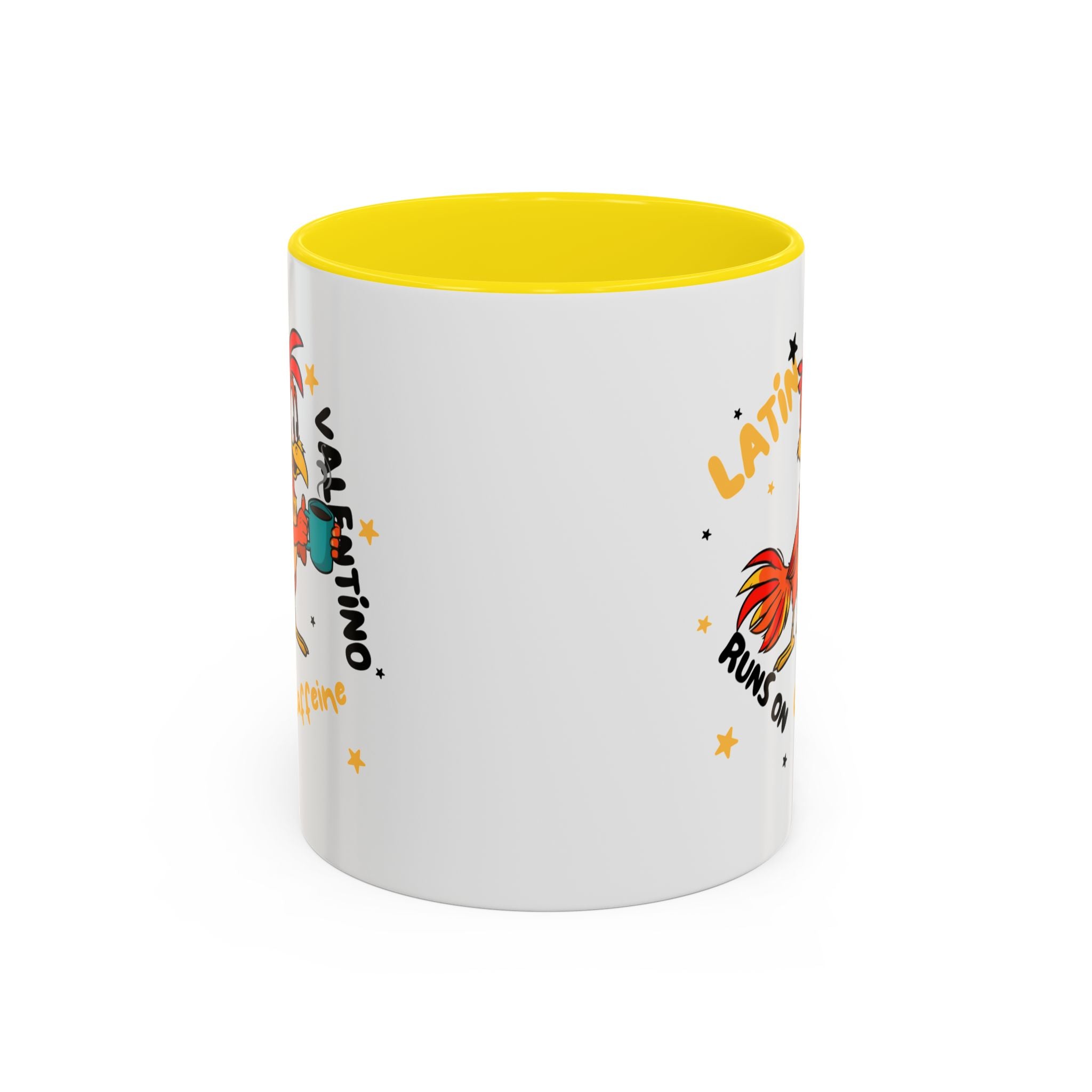 Latino Valentino Runs on Caffeine | Coffee Mug