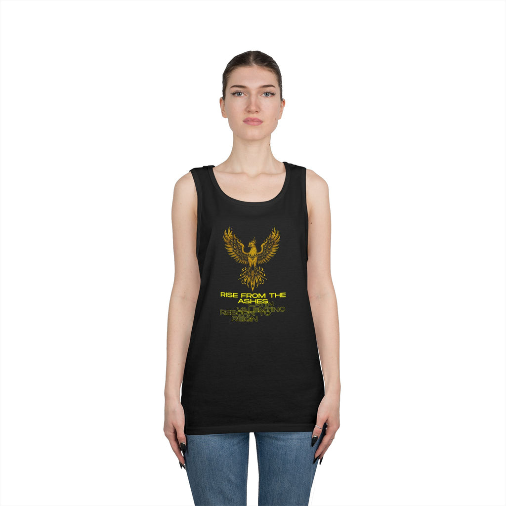 Rise From The Ashes Phoenix Emblem Tank Top | Latin Valentino’s Merch