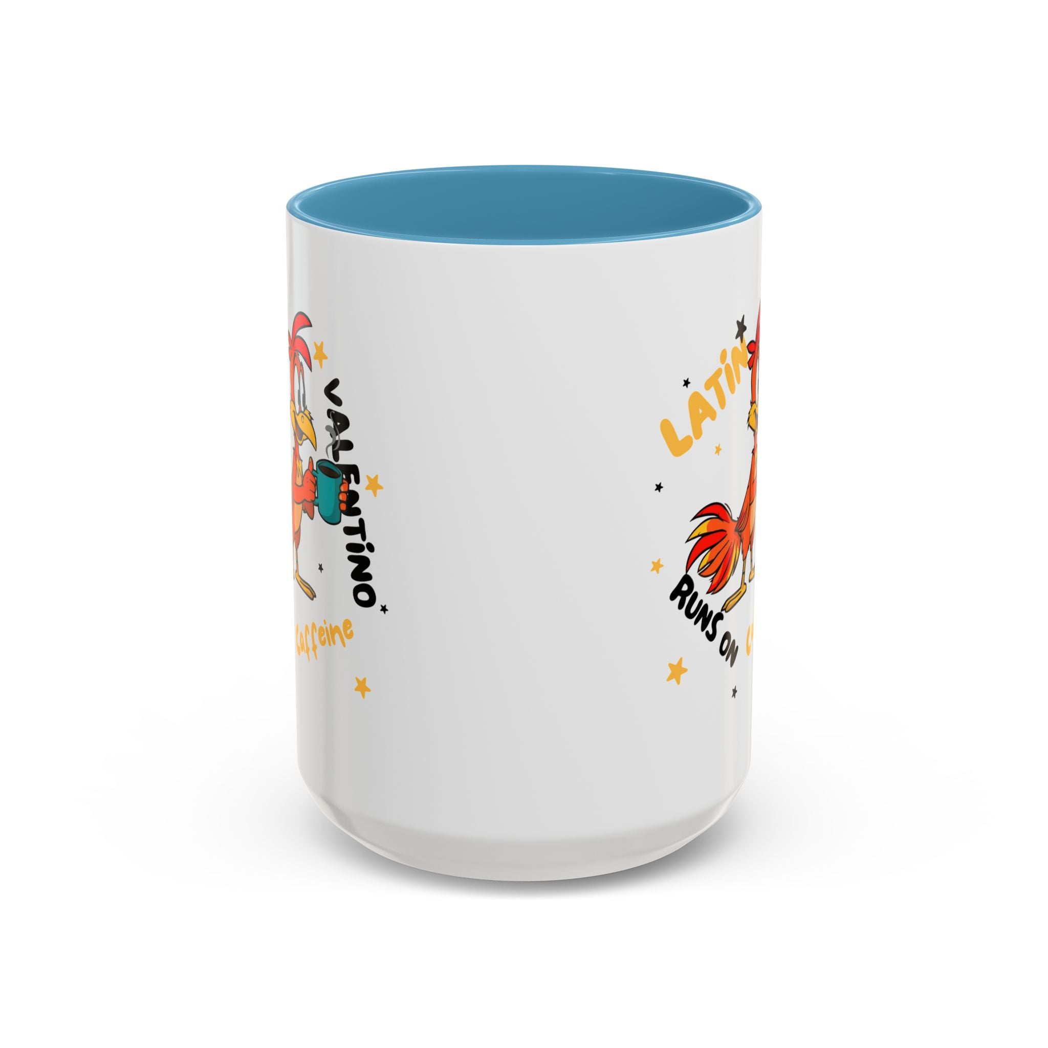 Latino Valentino Runs on Caffeine | Coffee Mug