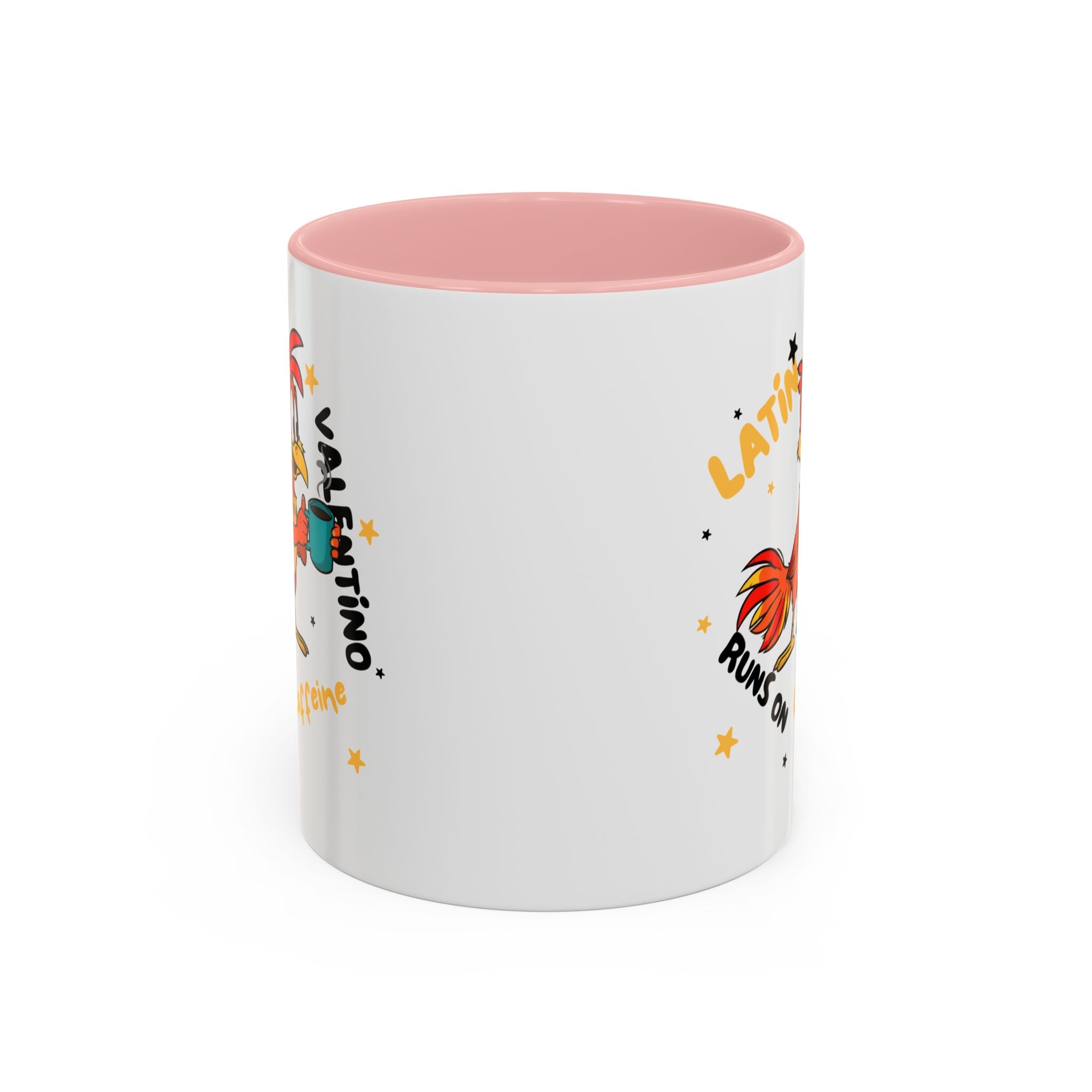 Latino Valentino Runs on Caffeine | Coffee Mug