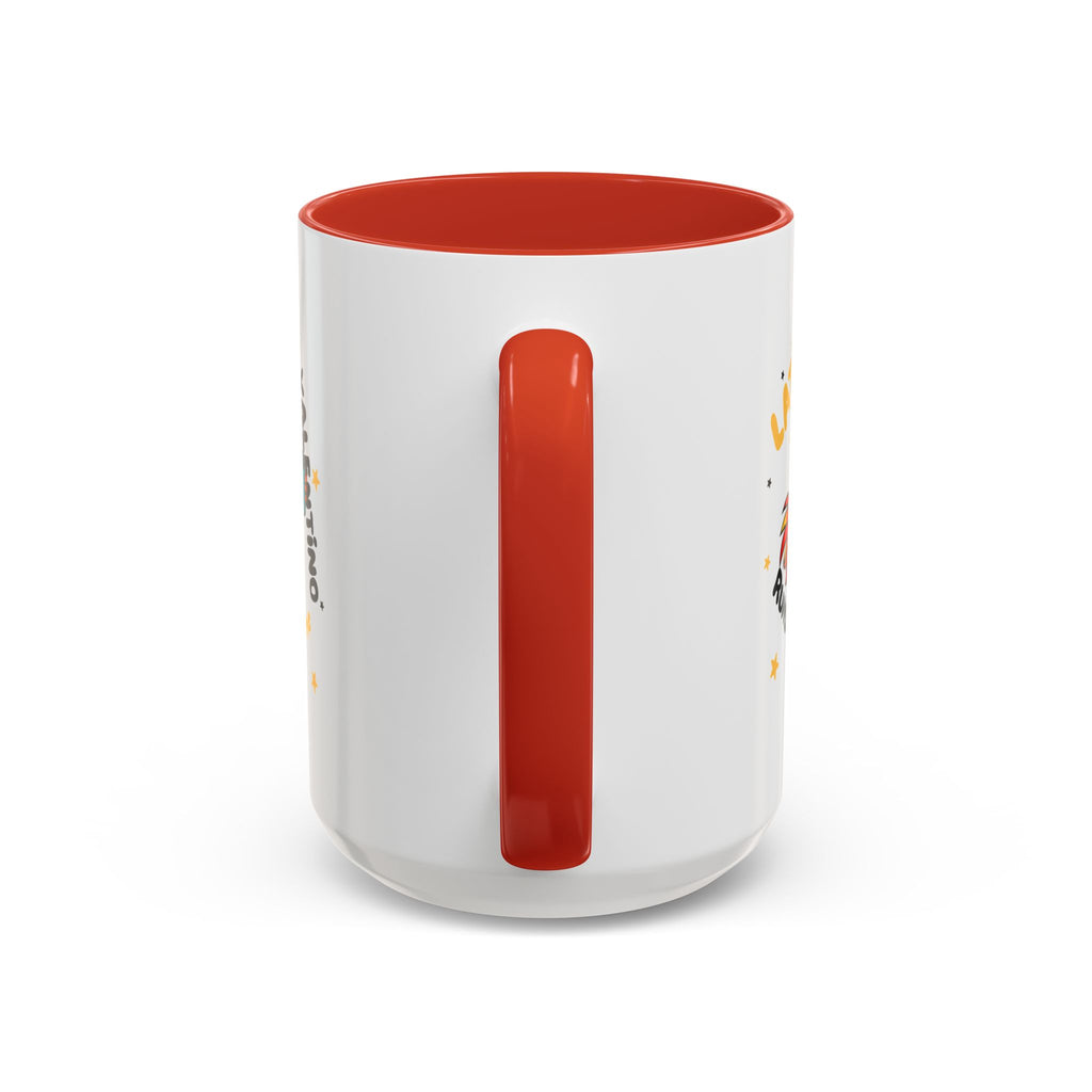 Latino Valentino Runs on Caffeine | Coffee Mug
