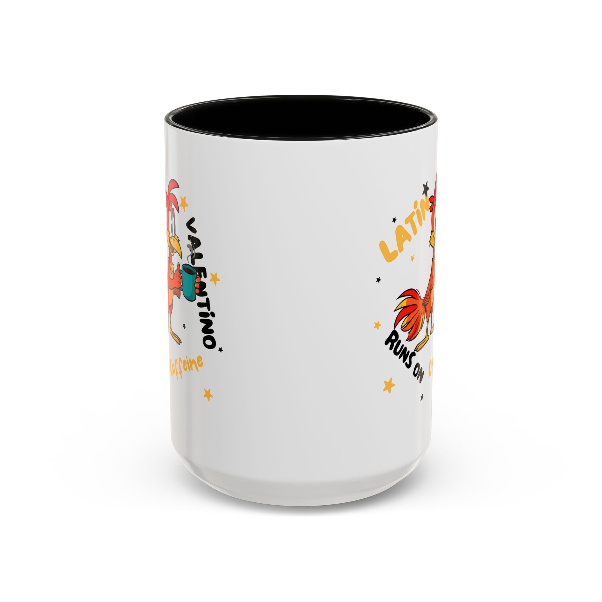 Latino Valentino Runs on Caffeine | Coffee Mug