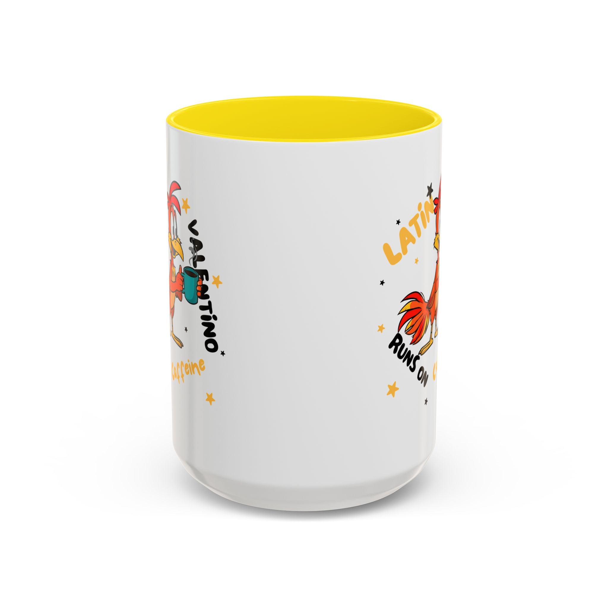 Latino Valentino Runs on Caffeine | Coffee Mug