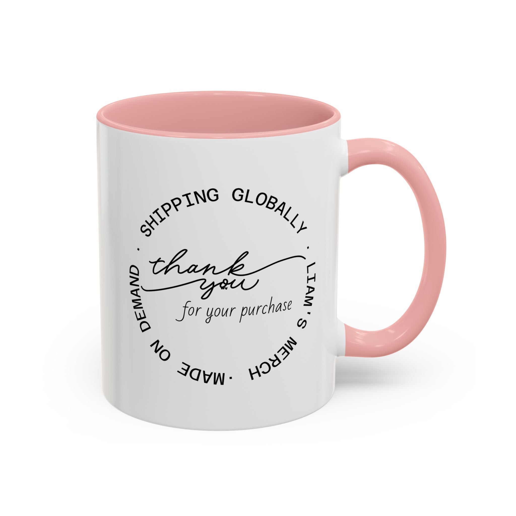 Latin Valentino’s “Thank you” Coffee Mug | Liam’s Merch | Perfect Addition to Finalize Purchase