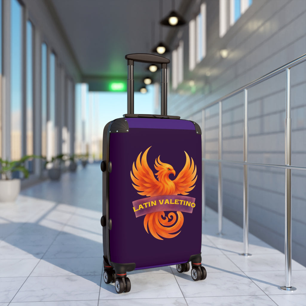 Latin Valentino | Phoenix Emblem Suitcase | Travel Luggage