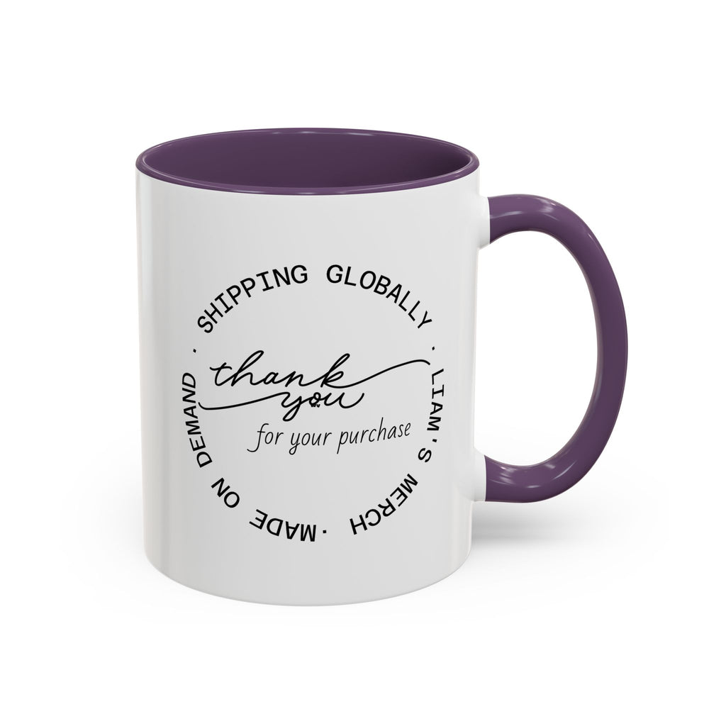 Latin Valentino’s “Thank you” Coffee Mug | Liam’s Merch | Perfect Addition to Finalize Purchase